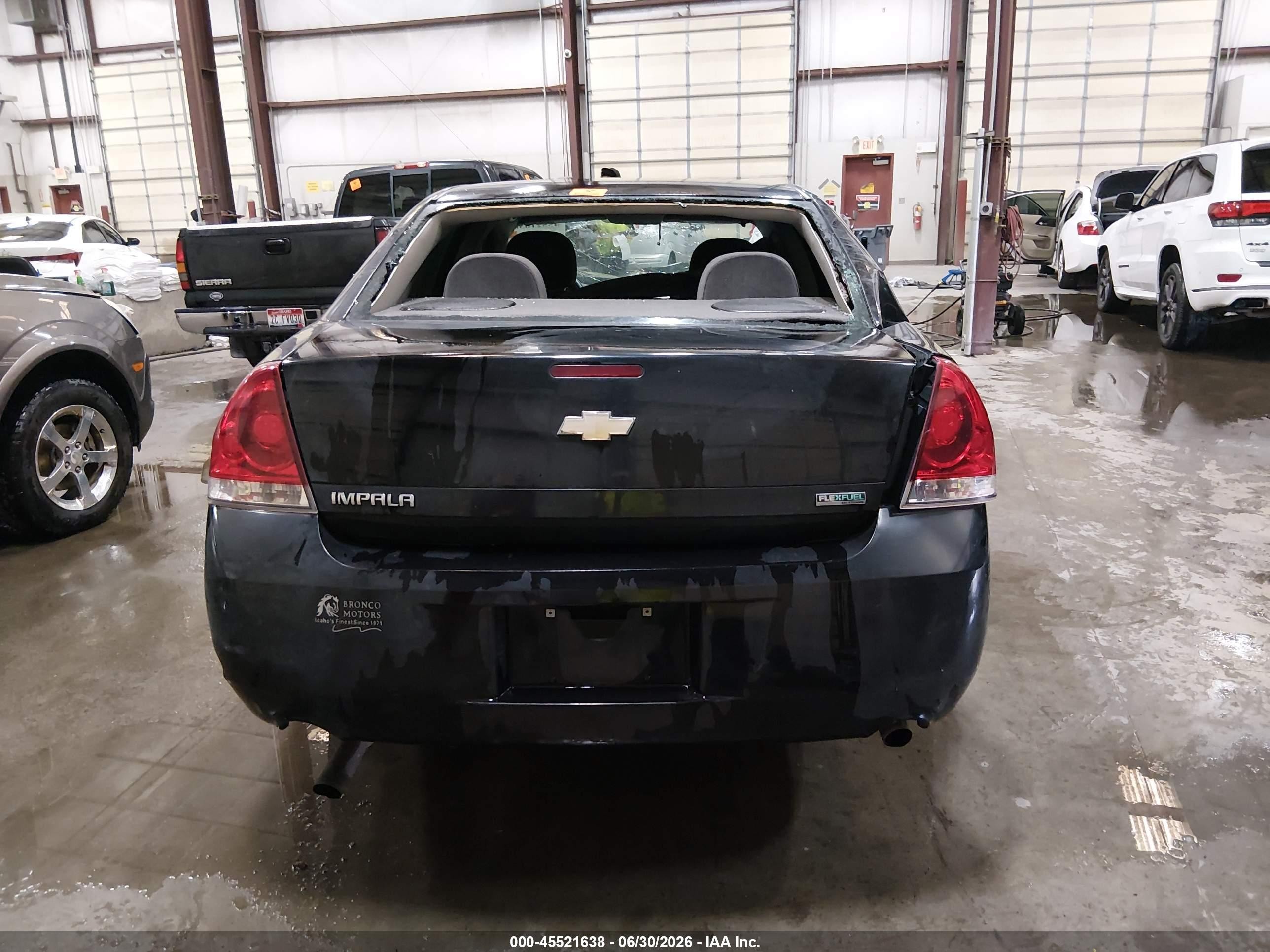 2012 Chevrolet Impala Ls Black vin: 2G1WF5E31C1312046