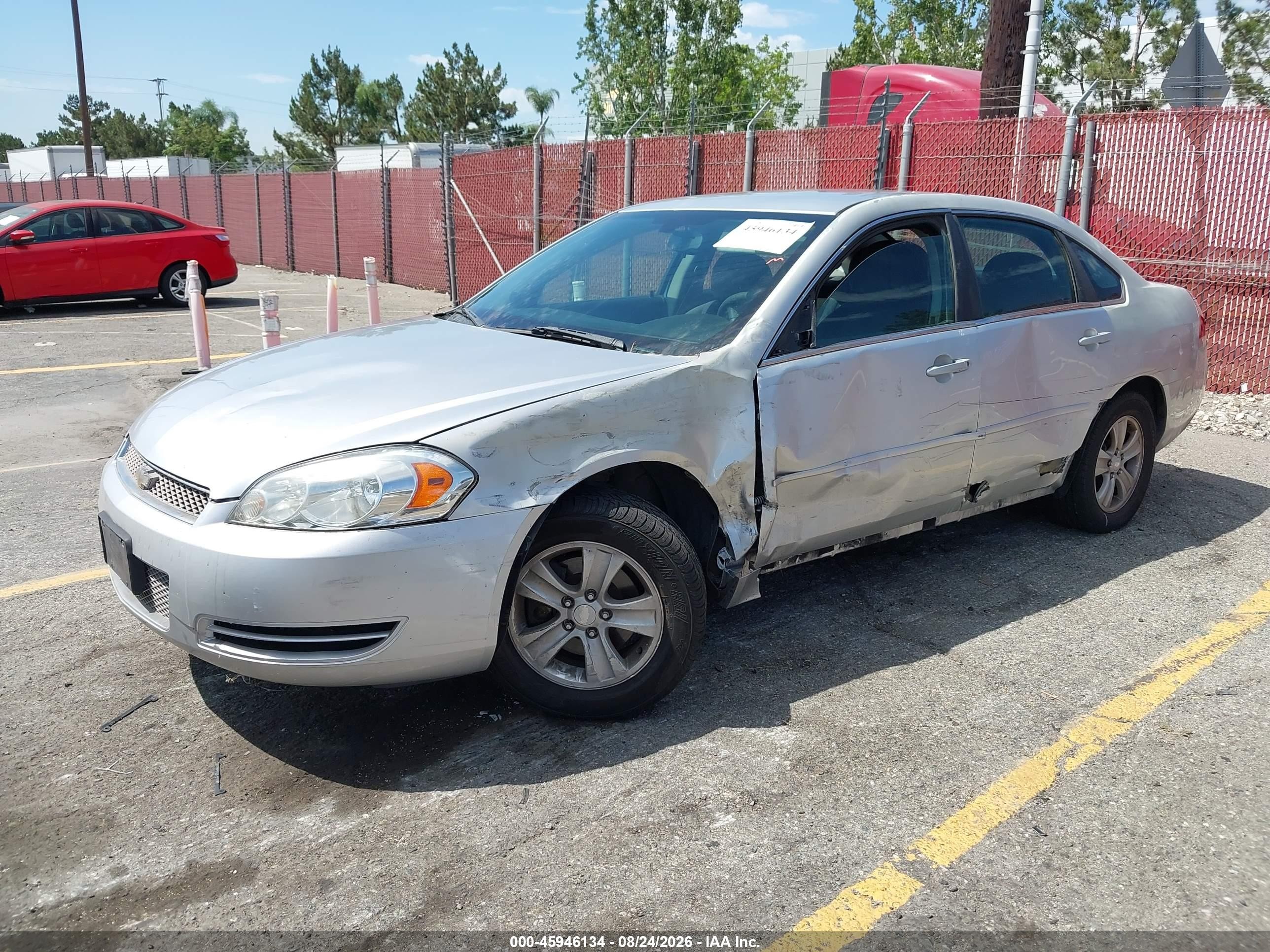 2012 Chevrolet Impala Ls Gray vin: 2G1WF5E31C1323967