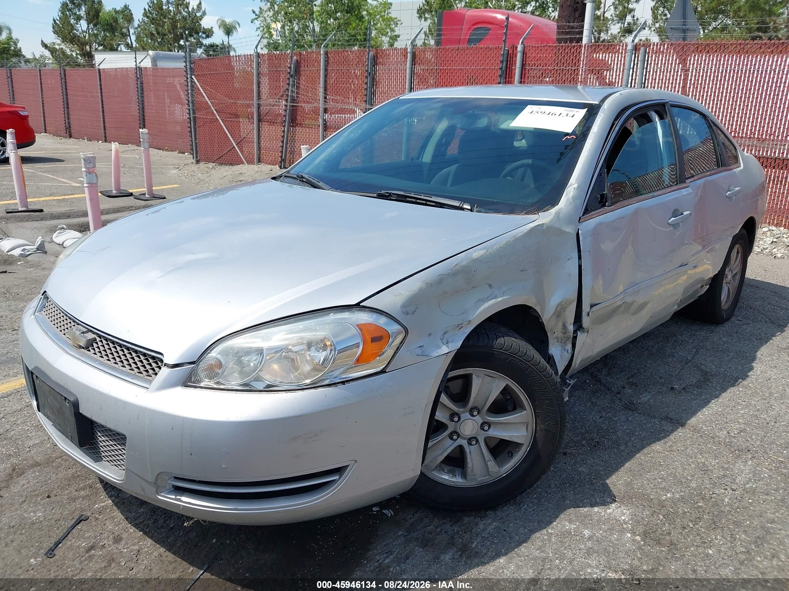 2012 Chevrolet Impala Ls Gray vin: 2G1WF5E31C1323967