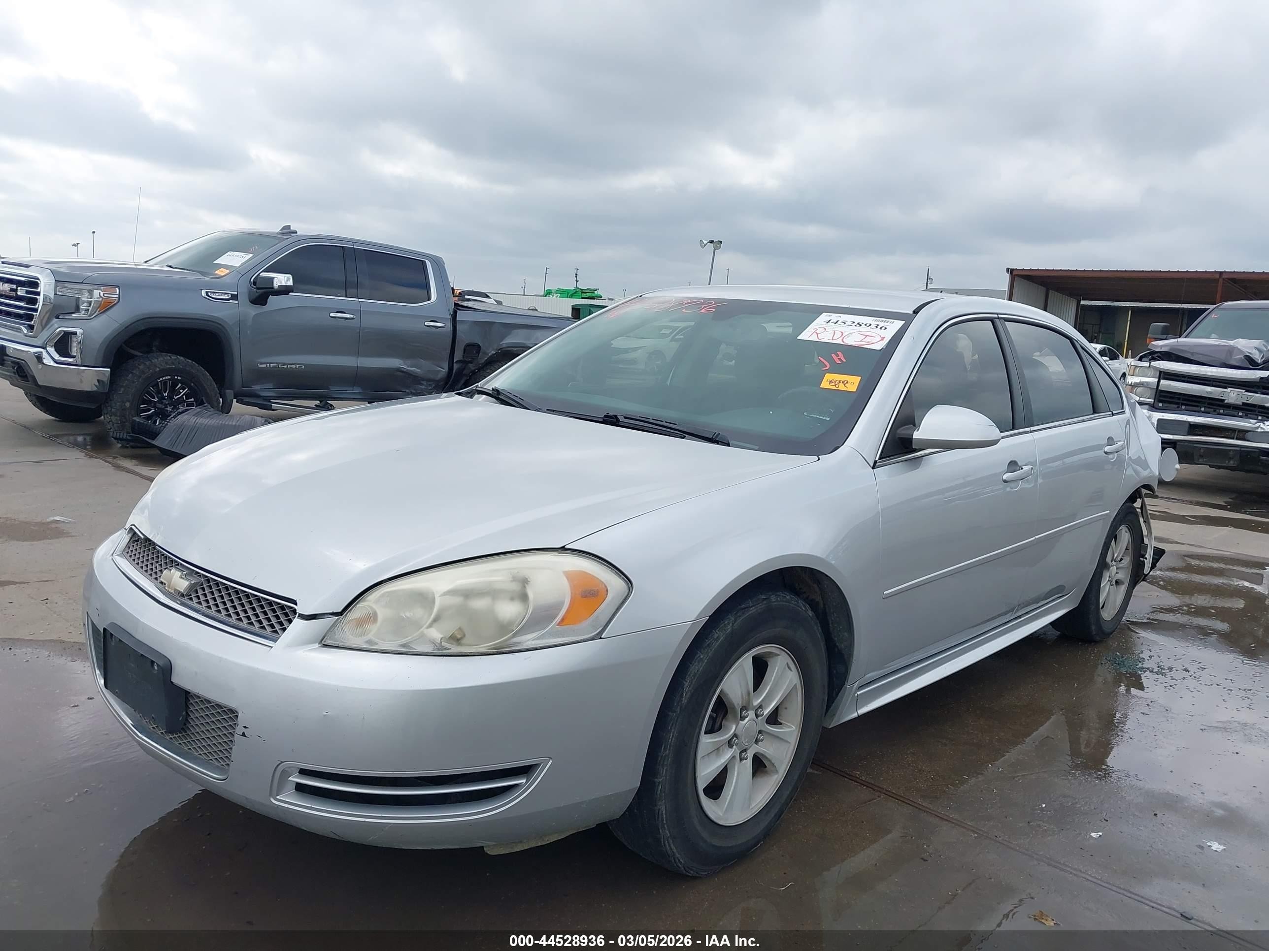 2013 Chevrolet Impala Ls Серебряный vin: 2G1WF5E32D1105263