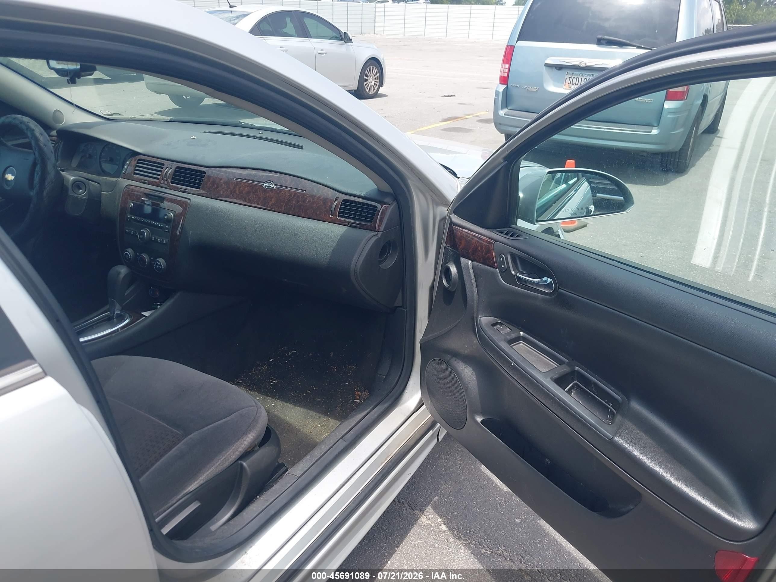 2012 Chevrolet Impala Ls Silver vin: 2G1WF5E33C1122748