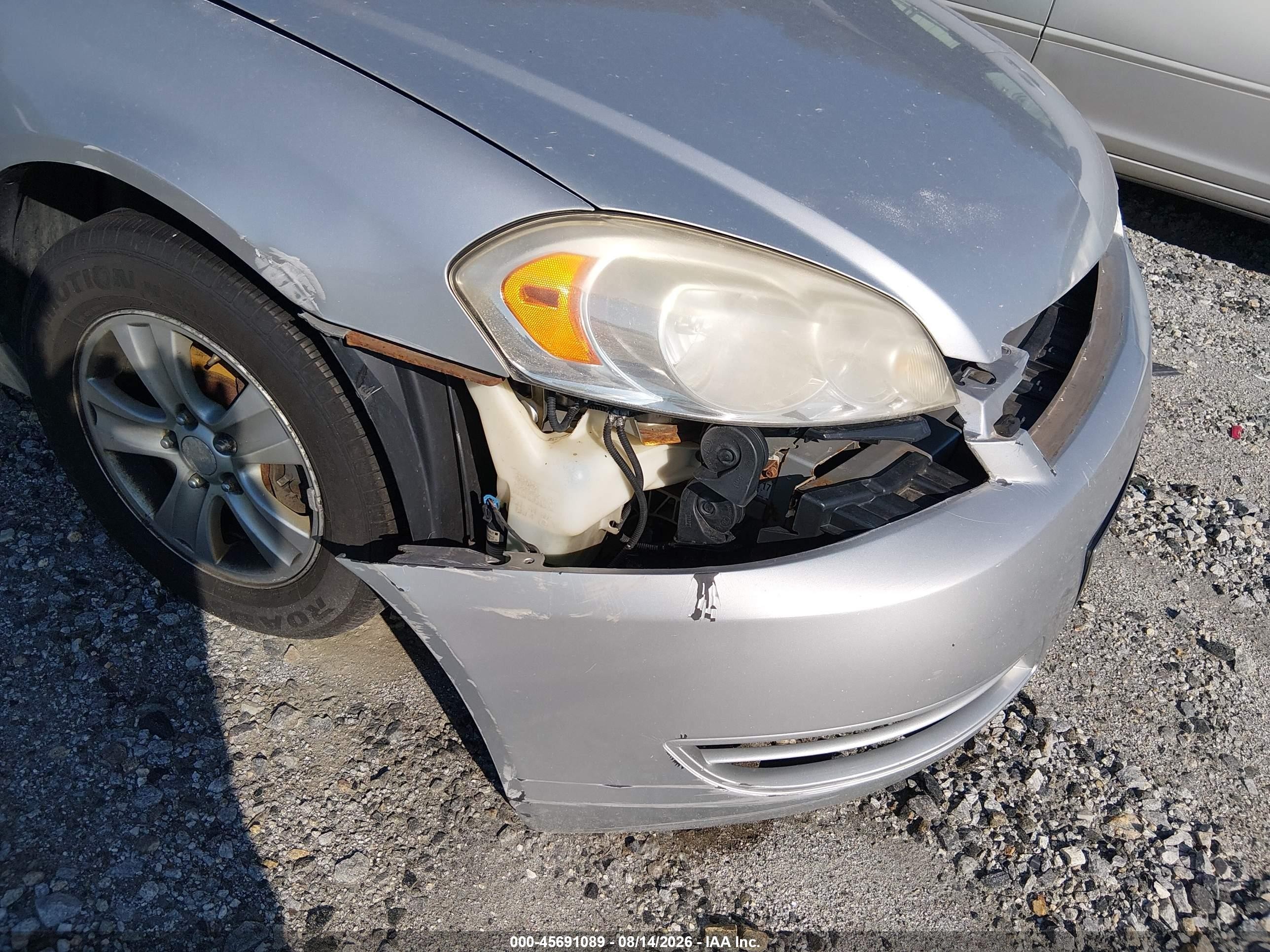 2012 Chevrolet Impala Ls Silver vin: 2G1WF5E33C1122748
