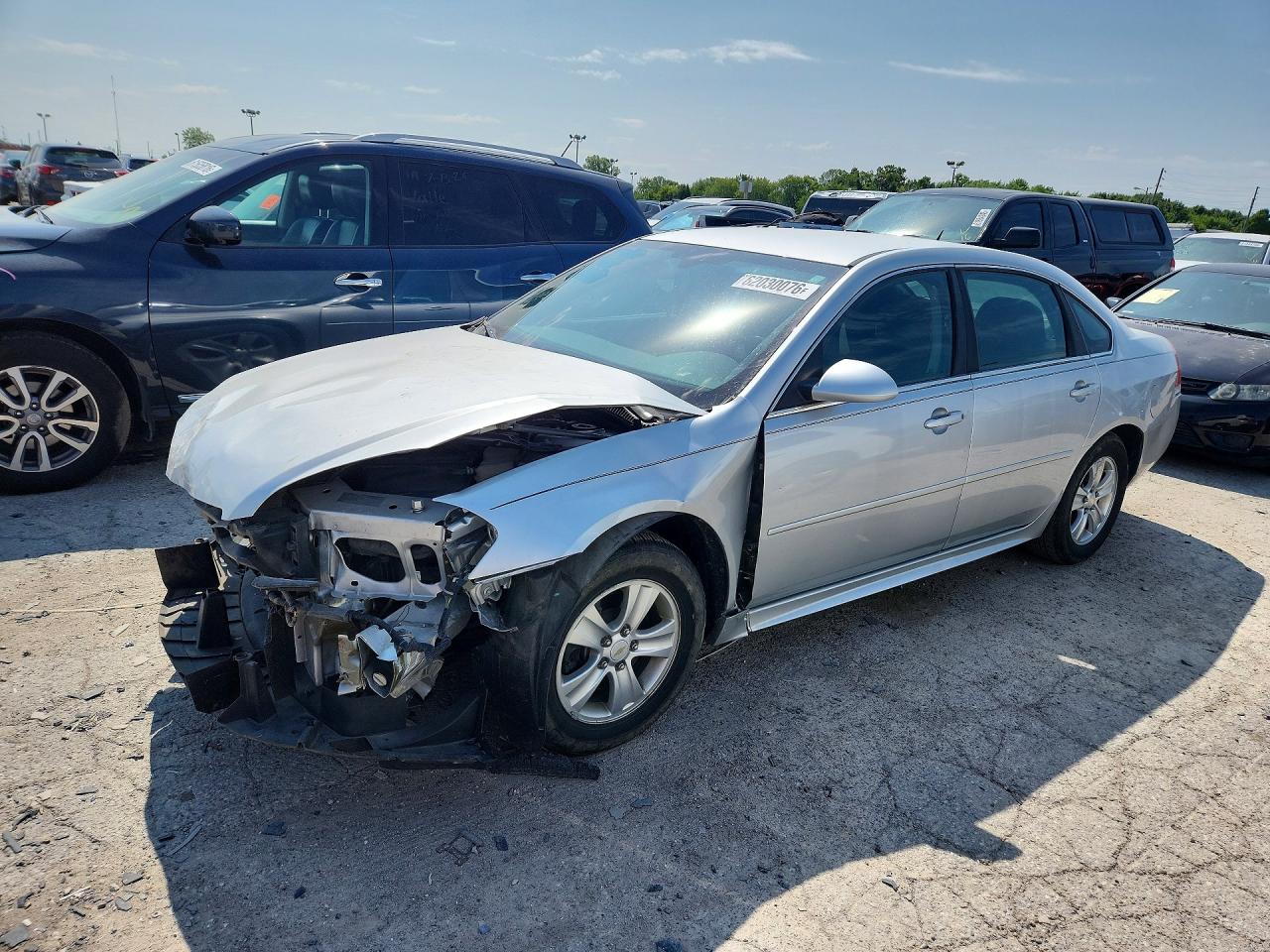 2012 Chevrolet Impala Ls Silver vin: 2G1WF5E33C1135418