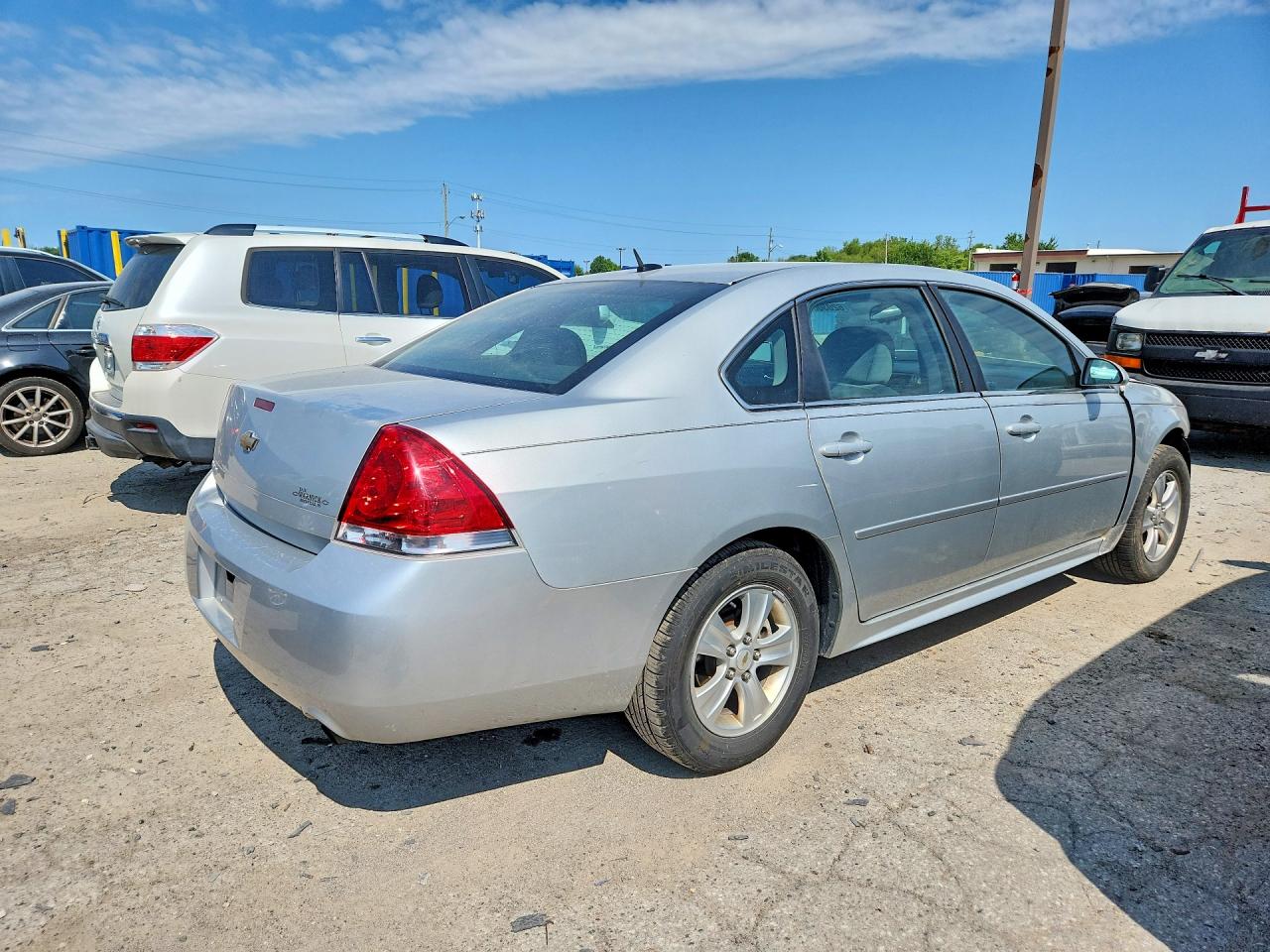 2012 Chevrolet Impala Ls Silver vin: 2G1WF5E33C1135418