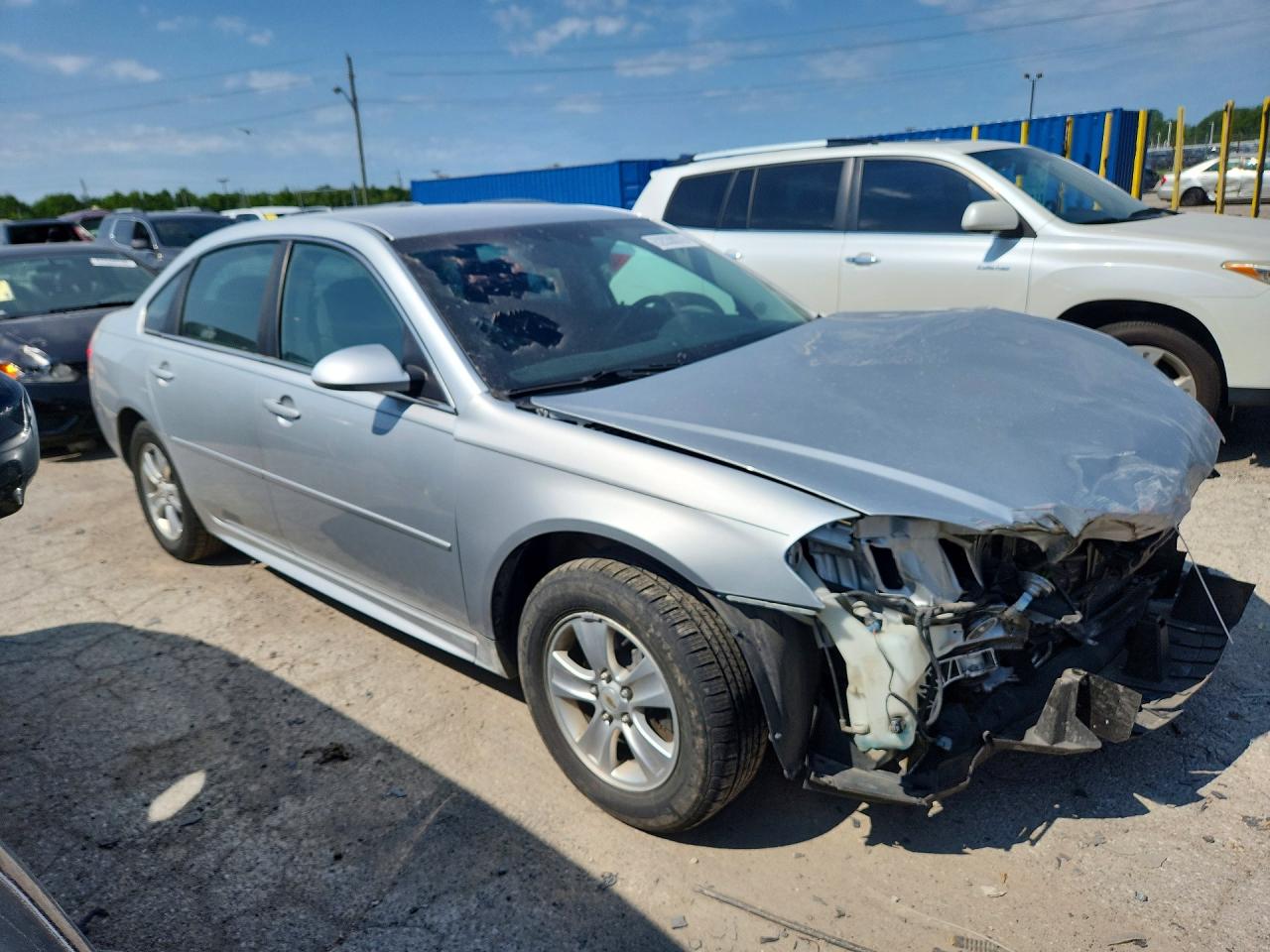 2012 Chevrolet Impala Ls Silver vin: 2G1WF5E33C1135418