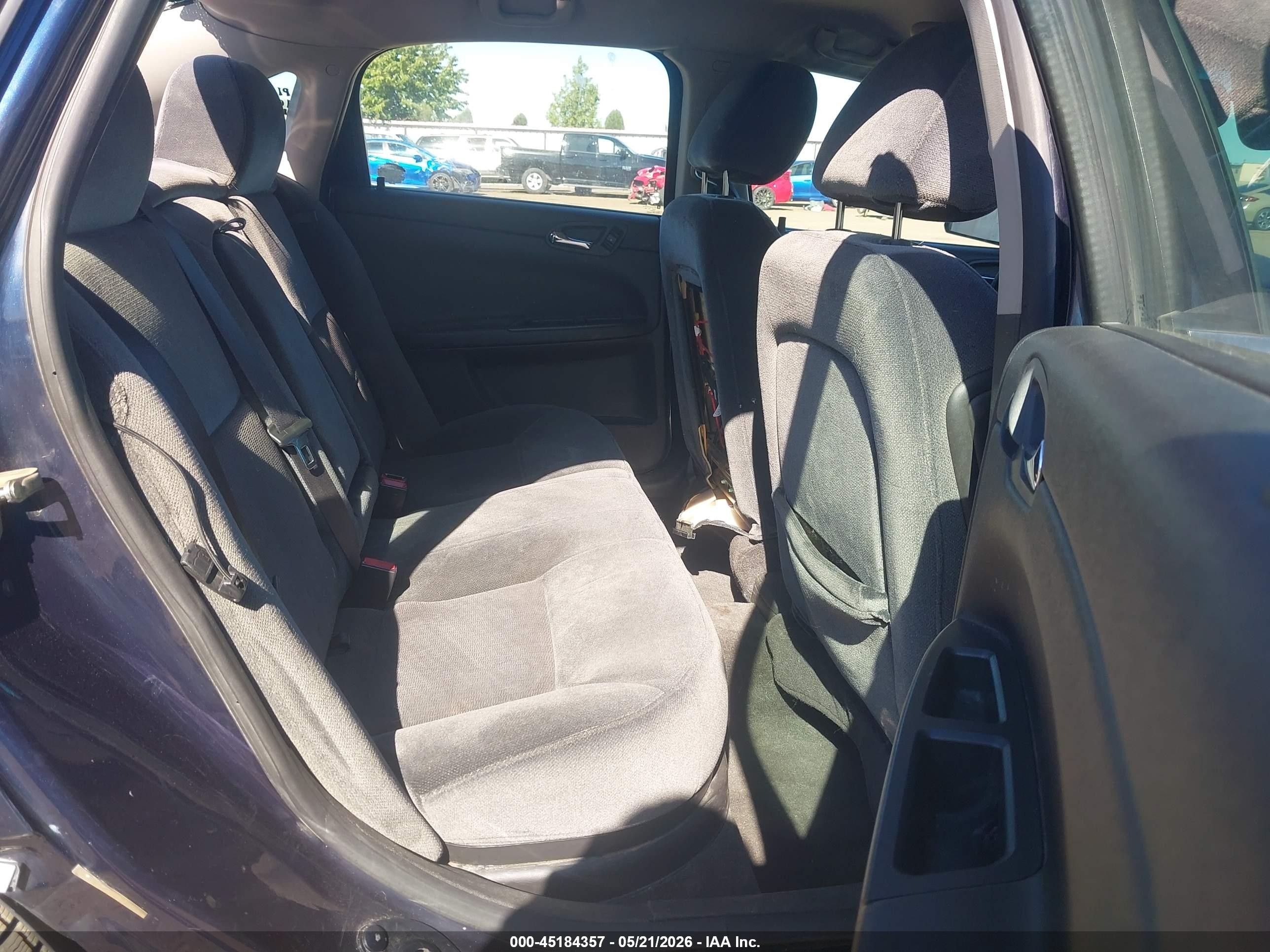2012 Chevrolet Impala Ls Blue vin: 2G1WF5E33C1266283