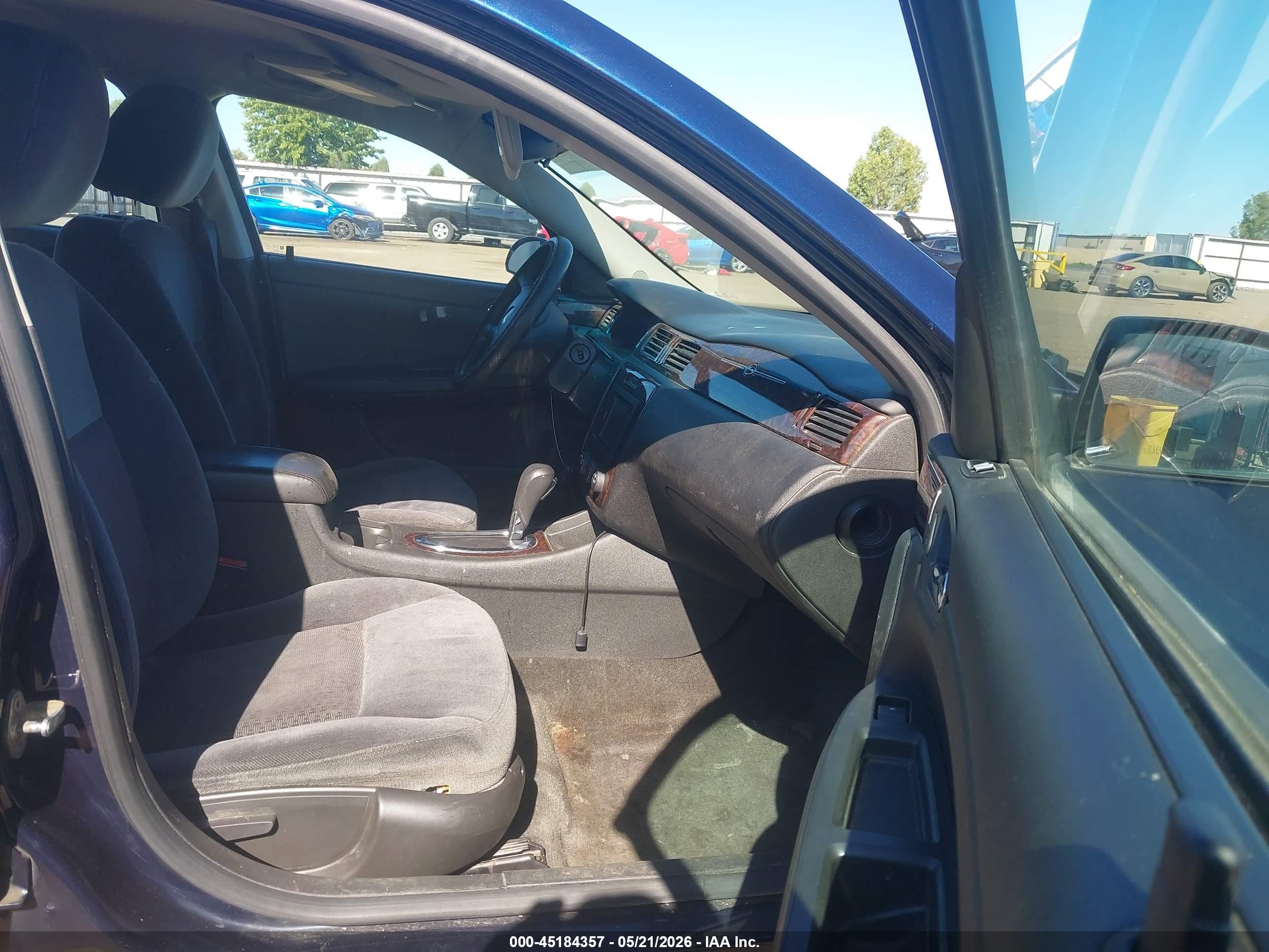 2012 Chevrolet Impala Ls Blue vin: 2G1WF5E33C1266283
