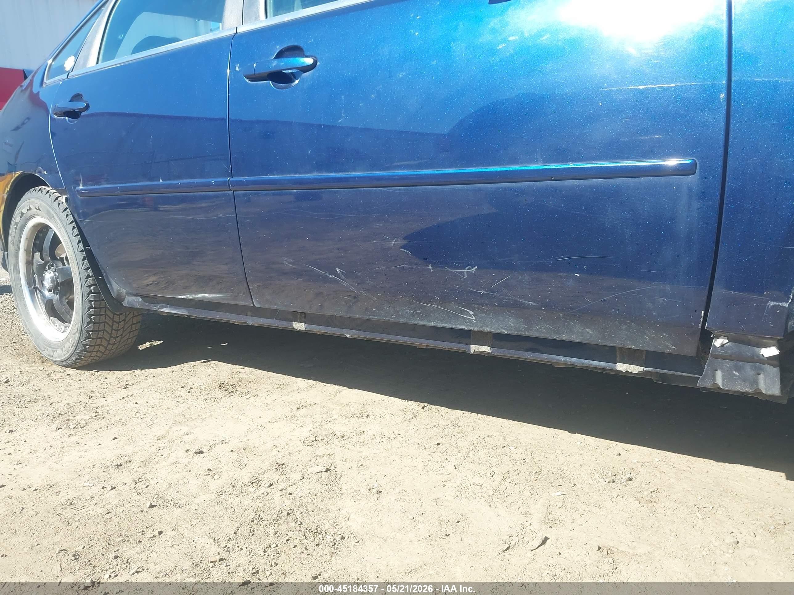 2012 Chevrolet Impala Ls Blue vin: 2G1WF5E33C1266283