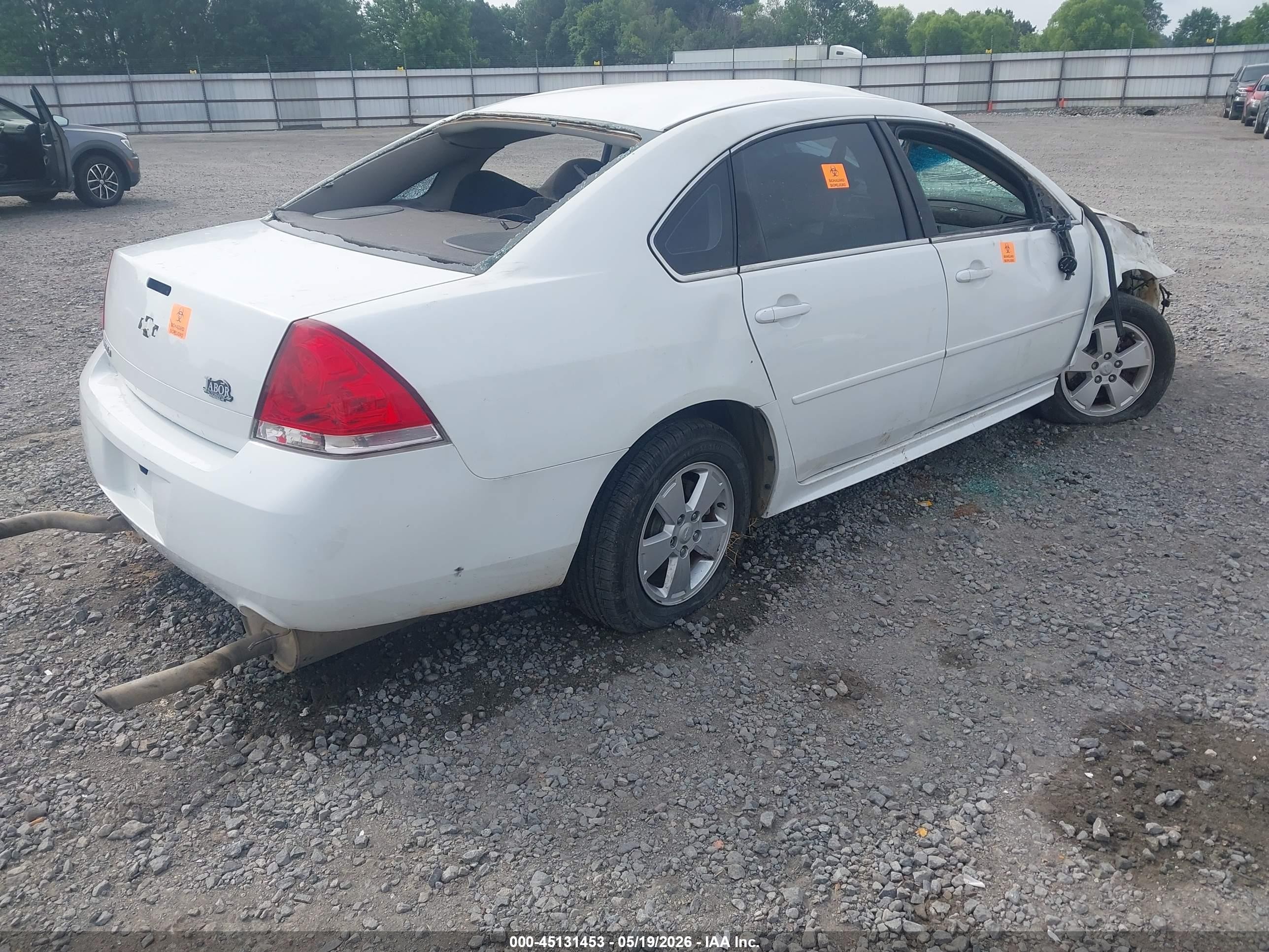 2012 Chevrolet Impala Ls White vin: 2G1WF5E33C1319547