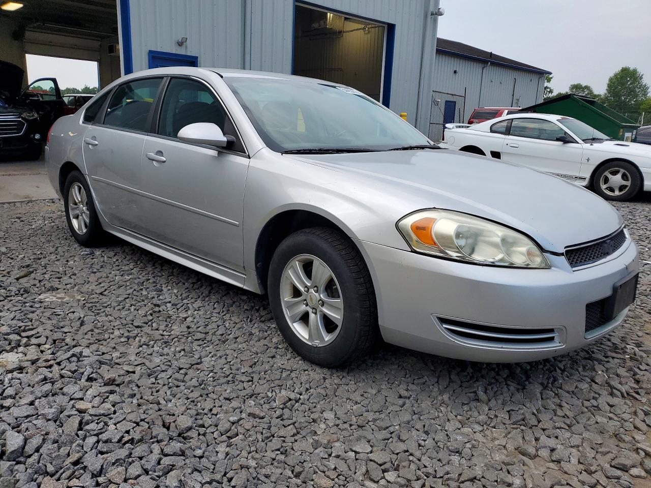 2012 Chevrolet Impala Ls Silver vin: 2G1WF5E33C1337157