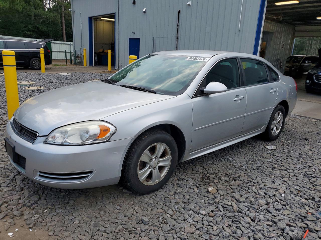 2012 Chevrolet Impala Ls Silver vin: 2G1WF5E33C1337157