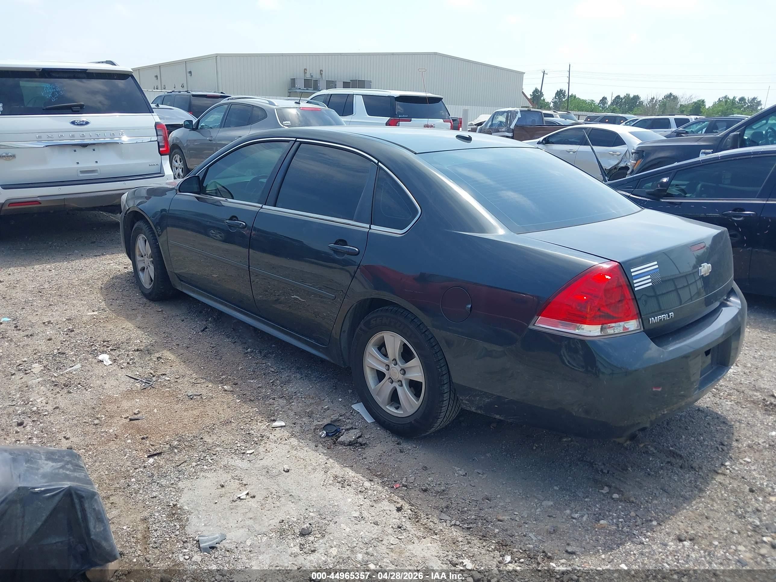 2013 Chevrolet Impala Ls Gray vin: 2G1WF5E33D1156710