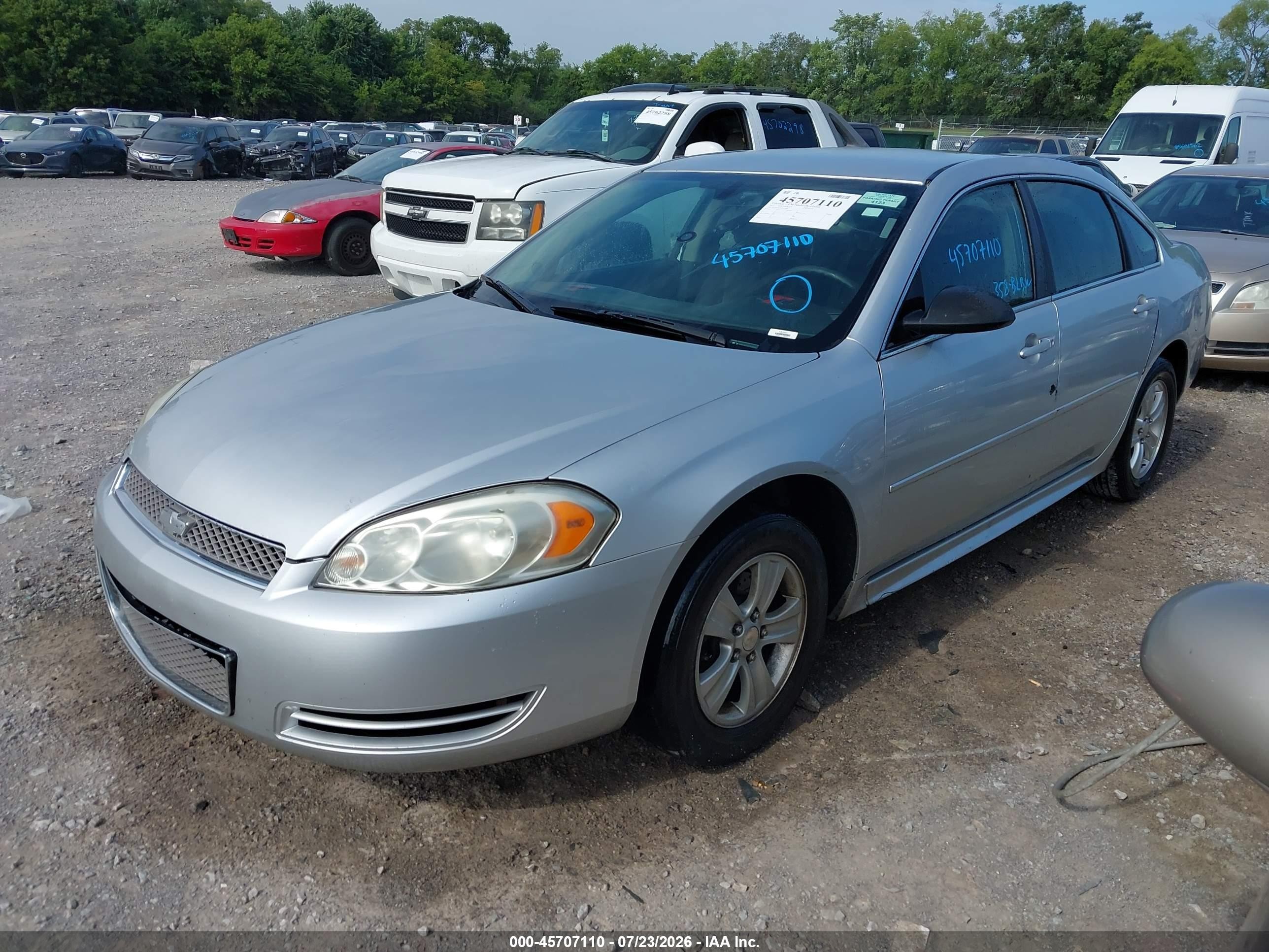 2013 Chevrolet Impala Ls Silver vin: 2G1WF5E33D1168985