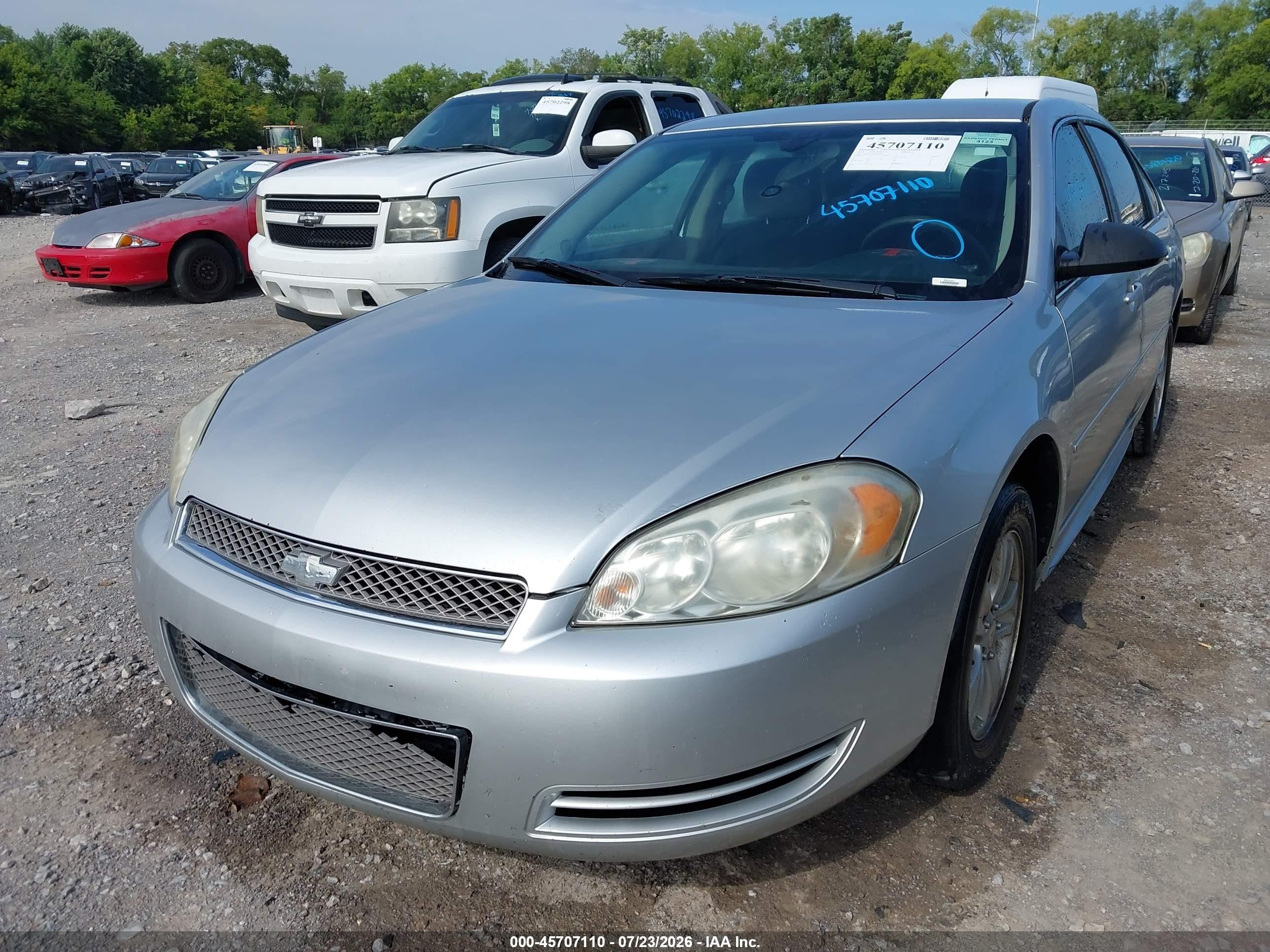 2013 Chevrolet Impala Ls Silver vin: 2G1WF5E33D1168985