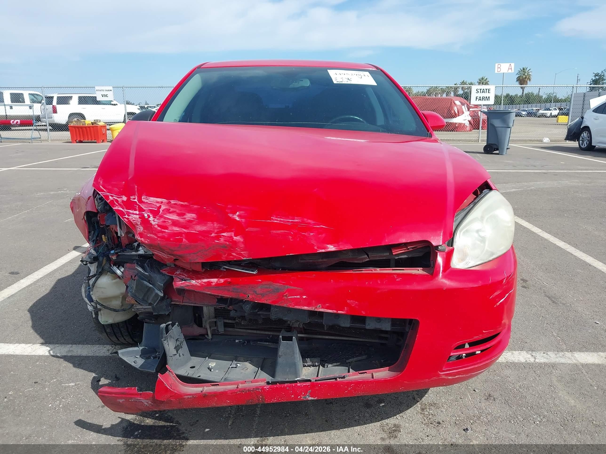 2013 Chevrolet Impala Ls Red vin: 2G1WF5E33D1209843