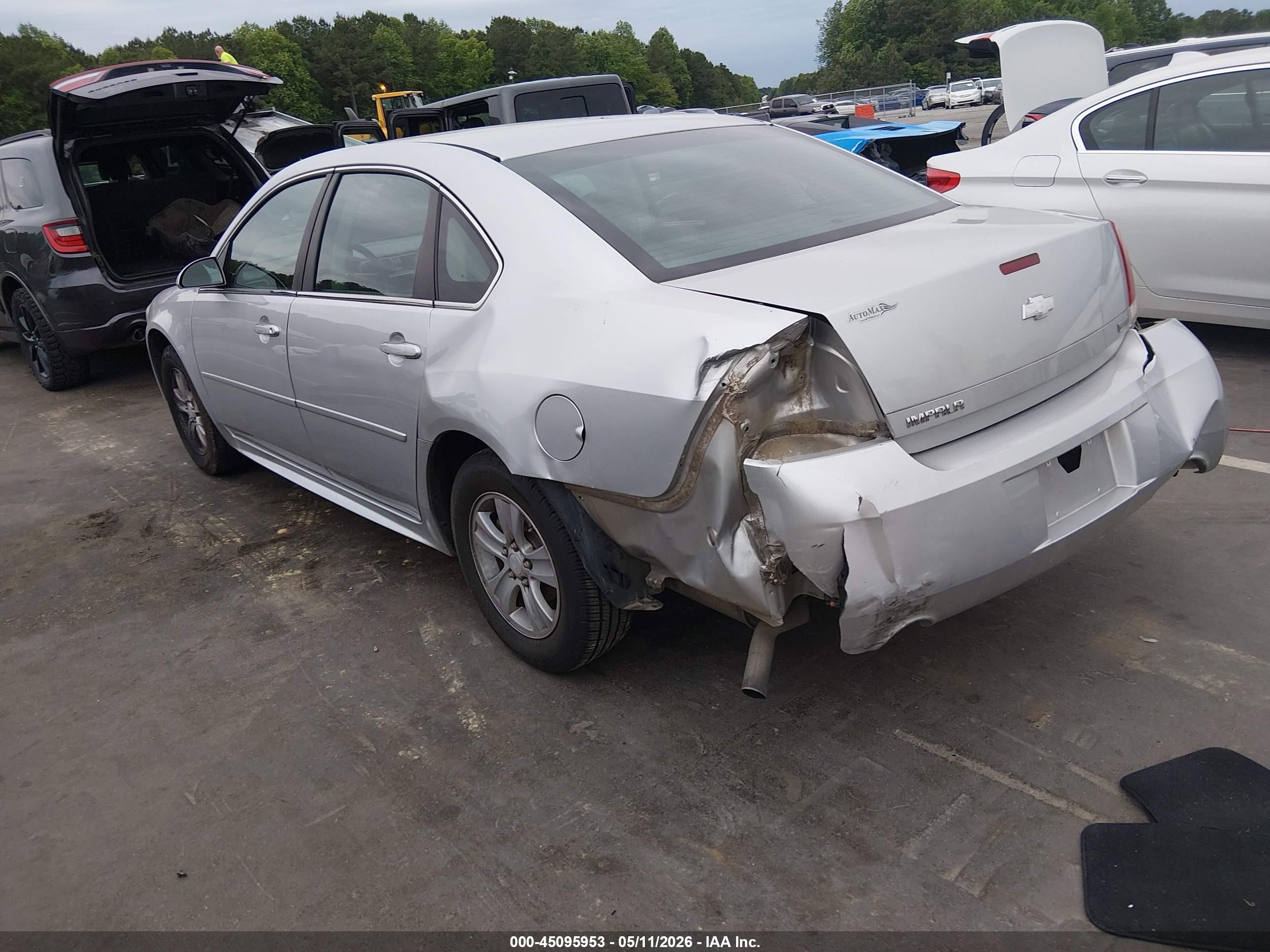2013 Chevrolet Impala Ls Серебряный vin: 2G1WF5E33D1241353