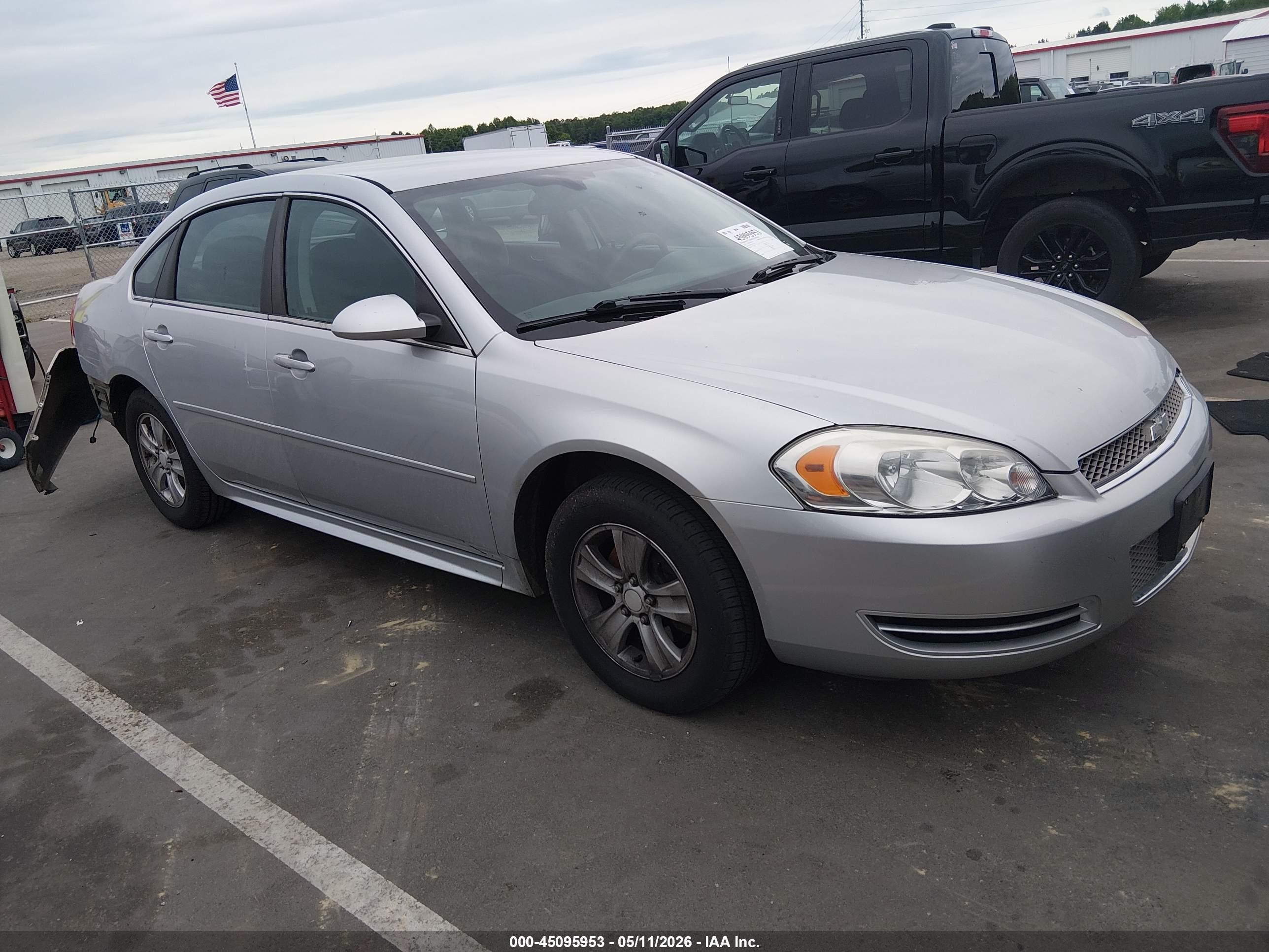 2013 Chevrolet Impala Ls Серебряный vin: 2G1WF5E33D1241353
