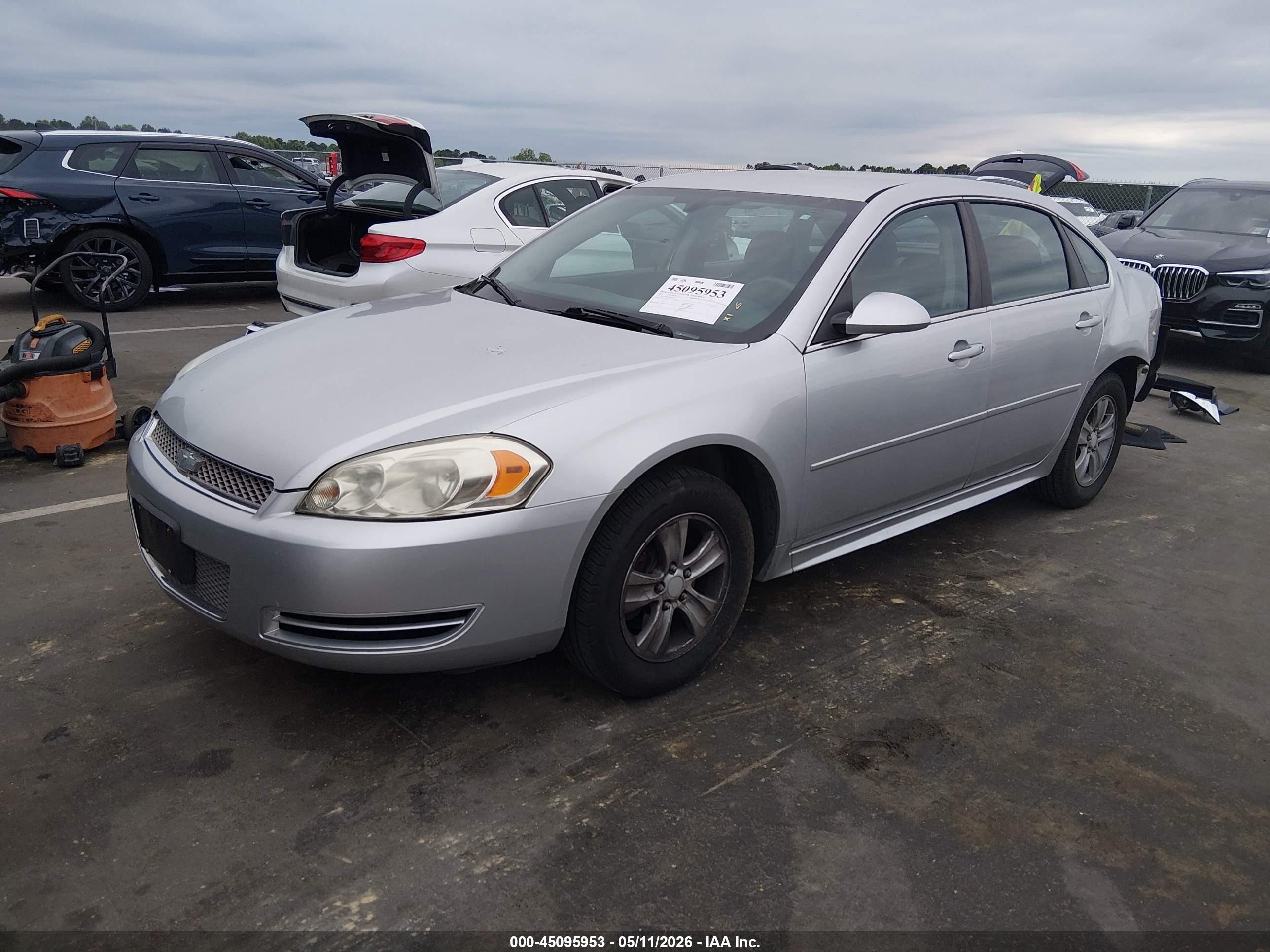 2013 Chevrolet Impala Ls Серебряный vin: 2G1WF5E33D1241353