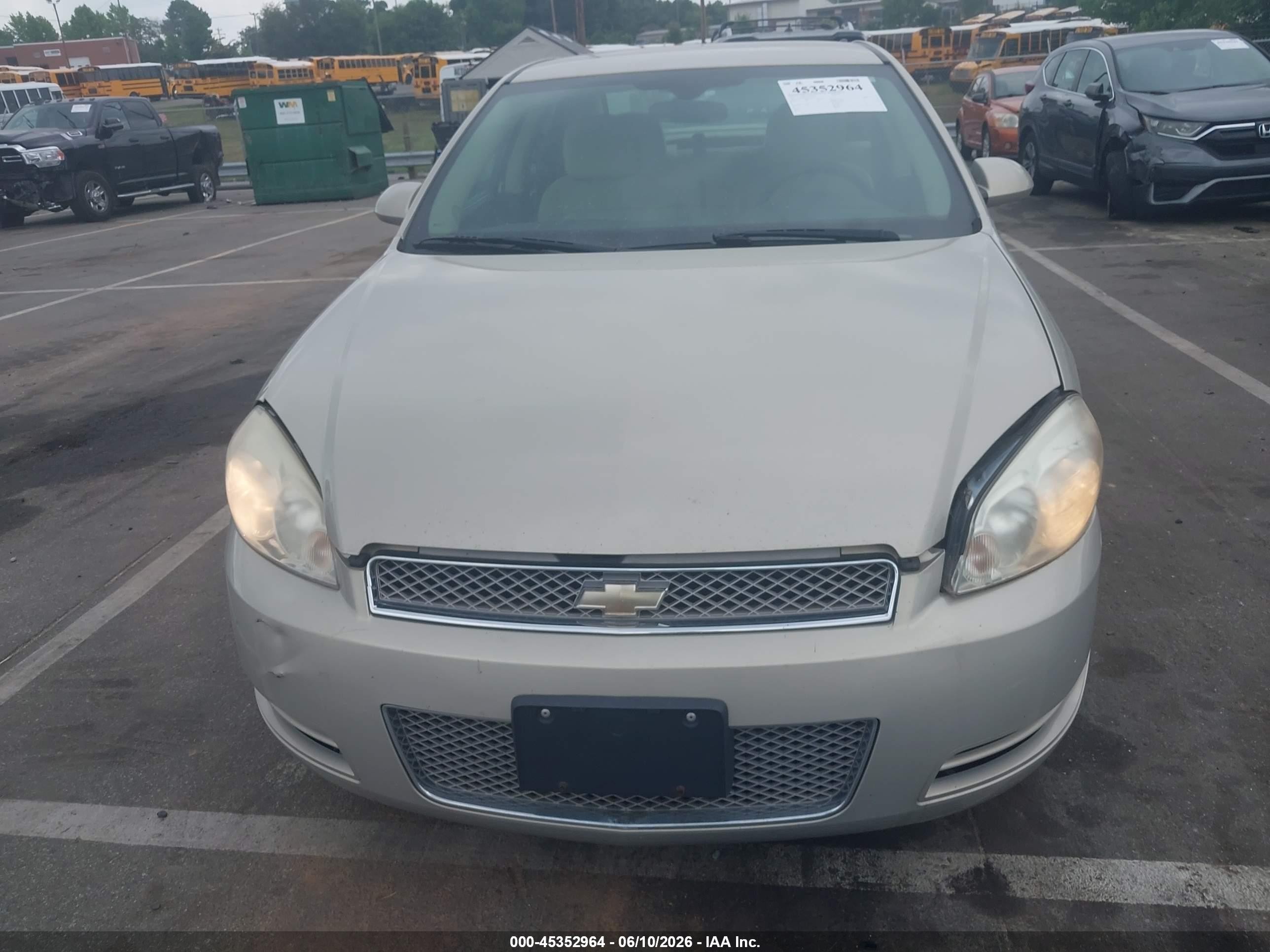 2012 Chevrolet Impala Ls Gold vin: 2G1WF5E34C1148257