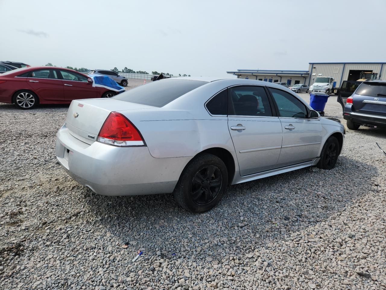 2012 Chevrolet Impala Ls Silver vin: 2G1WF5E34C1157816
