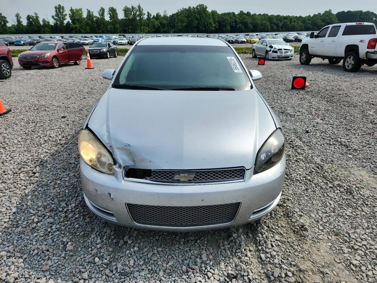 2012 Chevrolet Impala Ls Silver vin: 2G1WF5E34C1157816