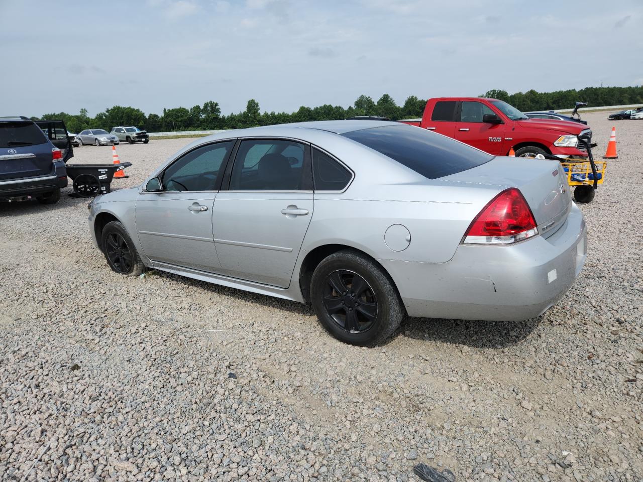 2012 Chevrolet Impala Ls Silver vin: 2G1WF5E34C1157816