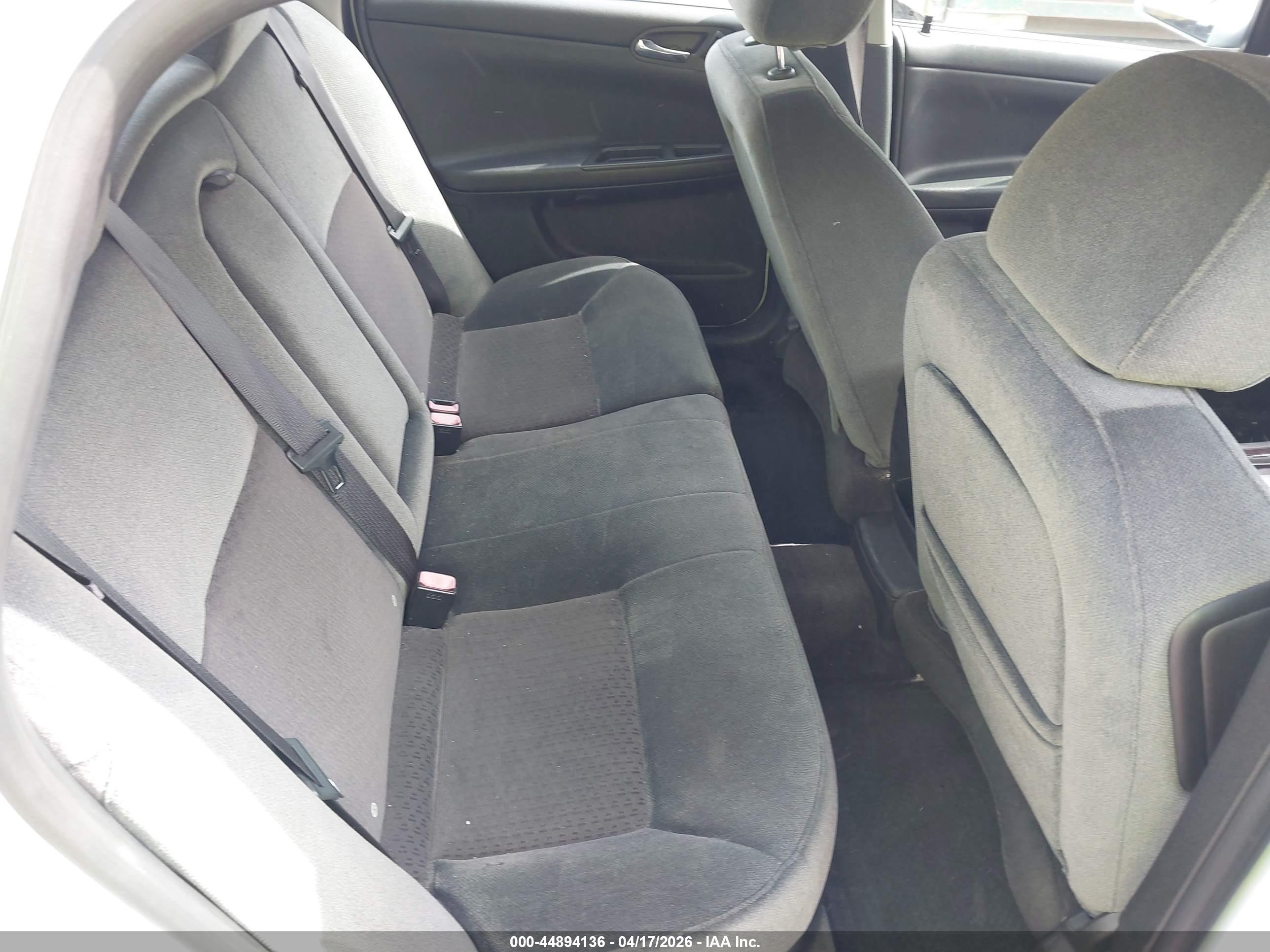 2012 Chevrolet Impala Ls White vin: 2G1WF5E34C1301557