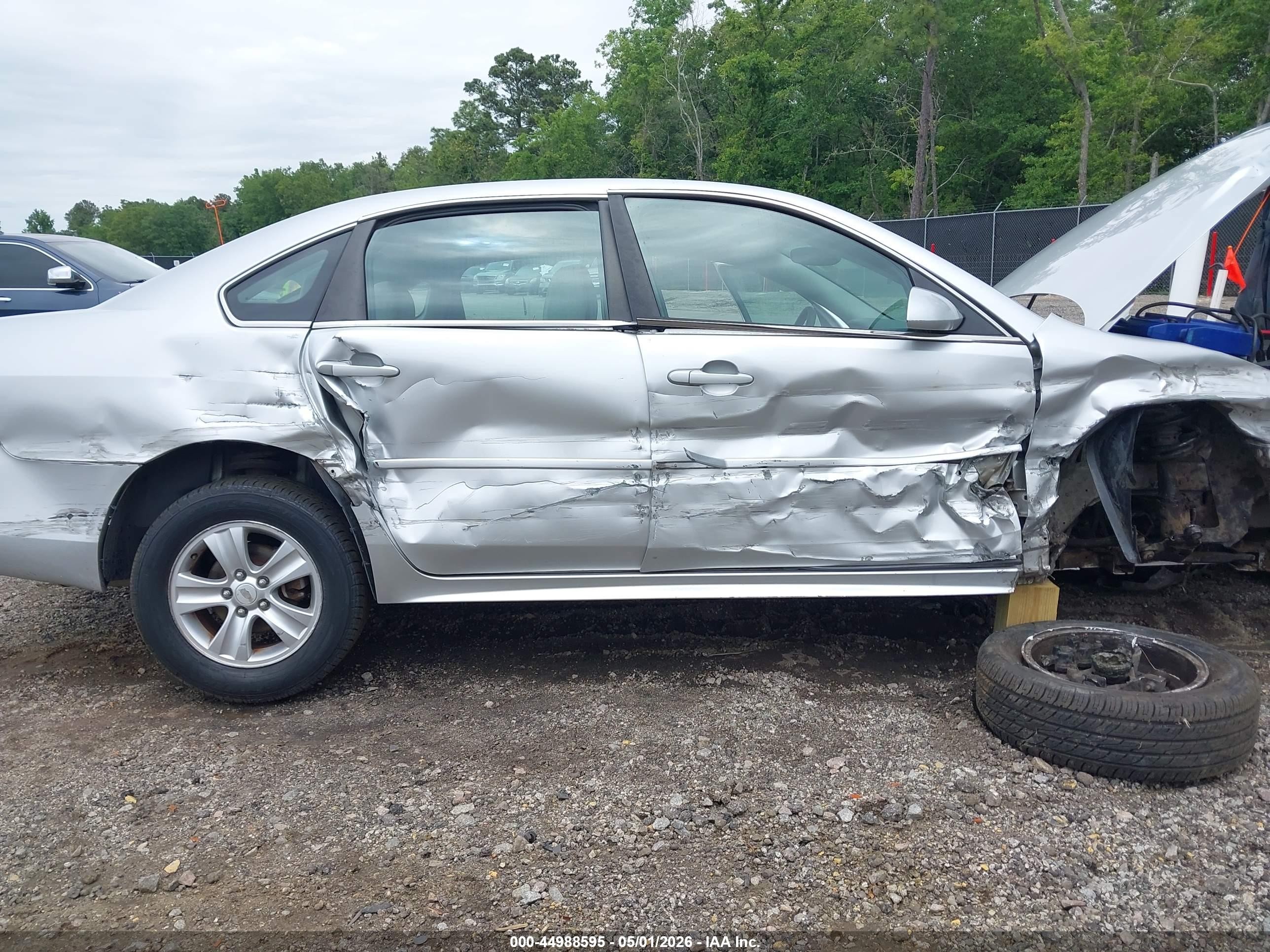 2012 Chevrolet Impala Ls Silver vin: 2G1WF5E34C1333876