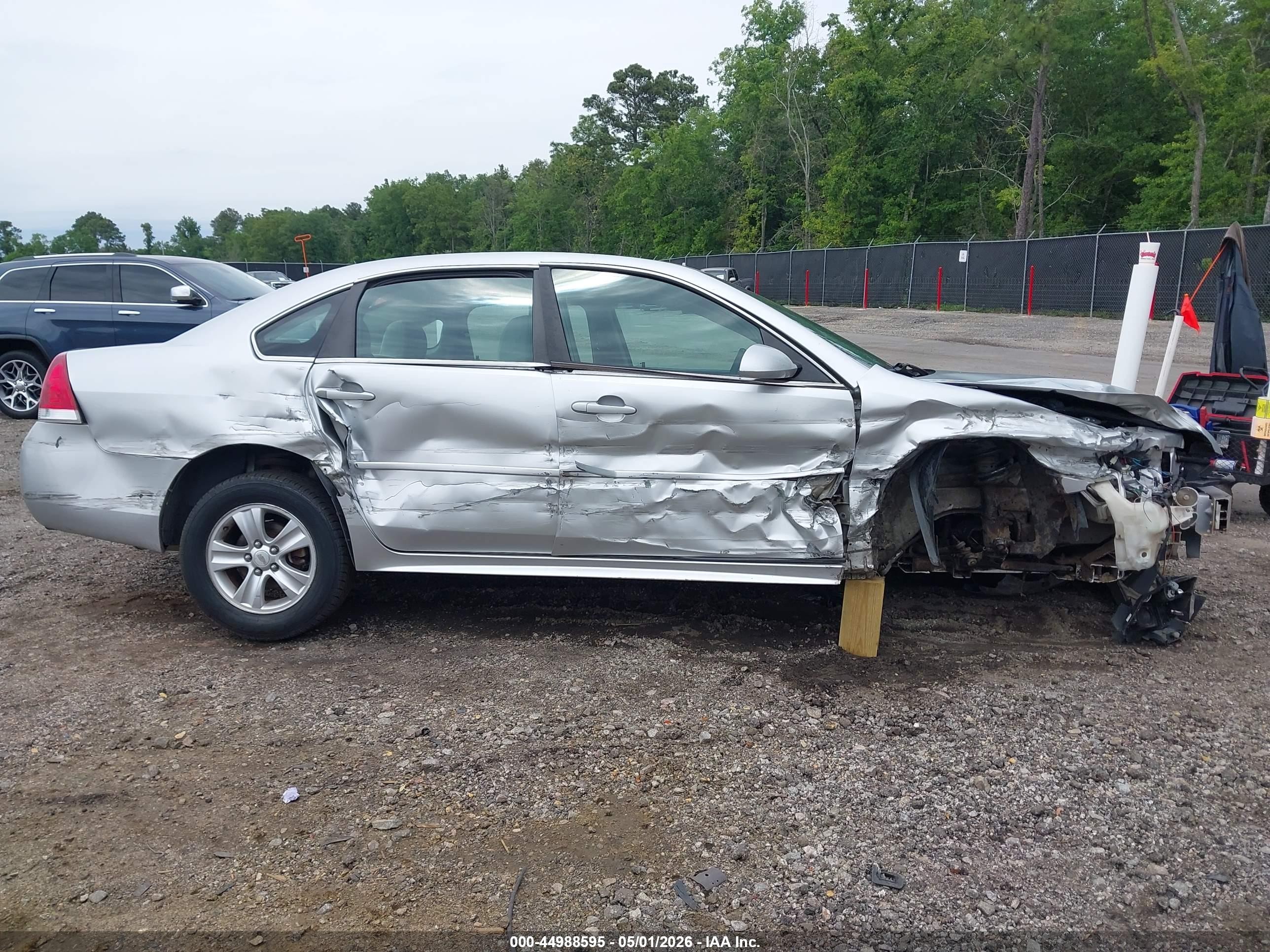 2012 Chevrolet Impala Ls Silver vin: 2G1WF5E34C1333876