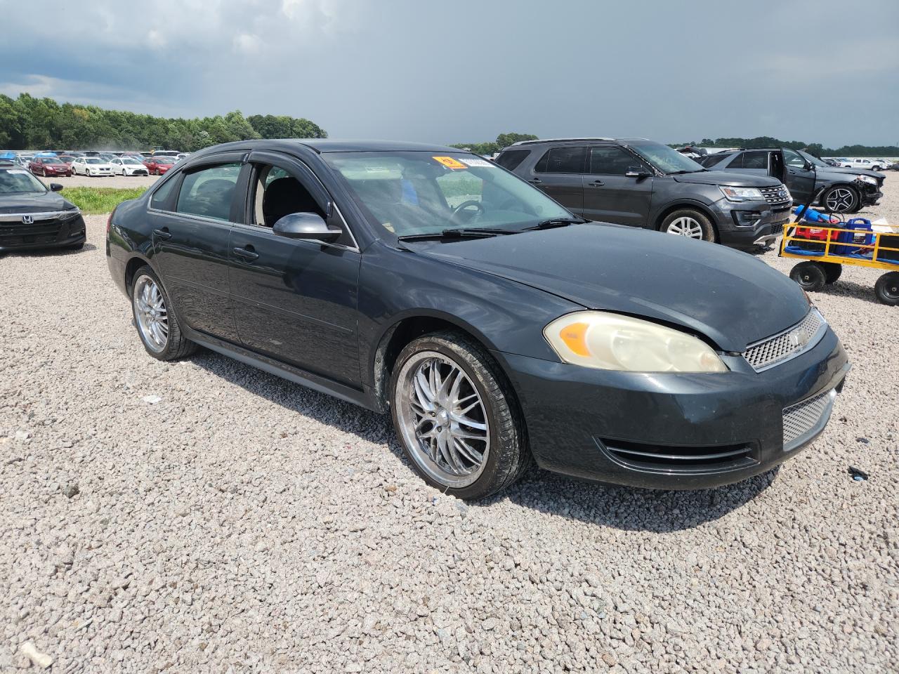 2013 Chevrolet Impala Ls Black vin: 2G1WF5E34D1230085