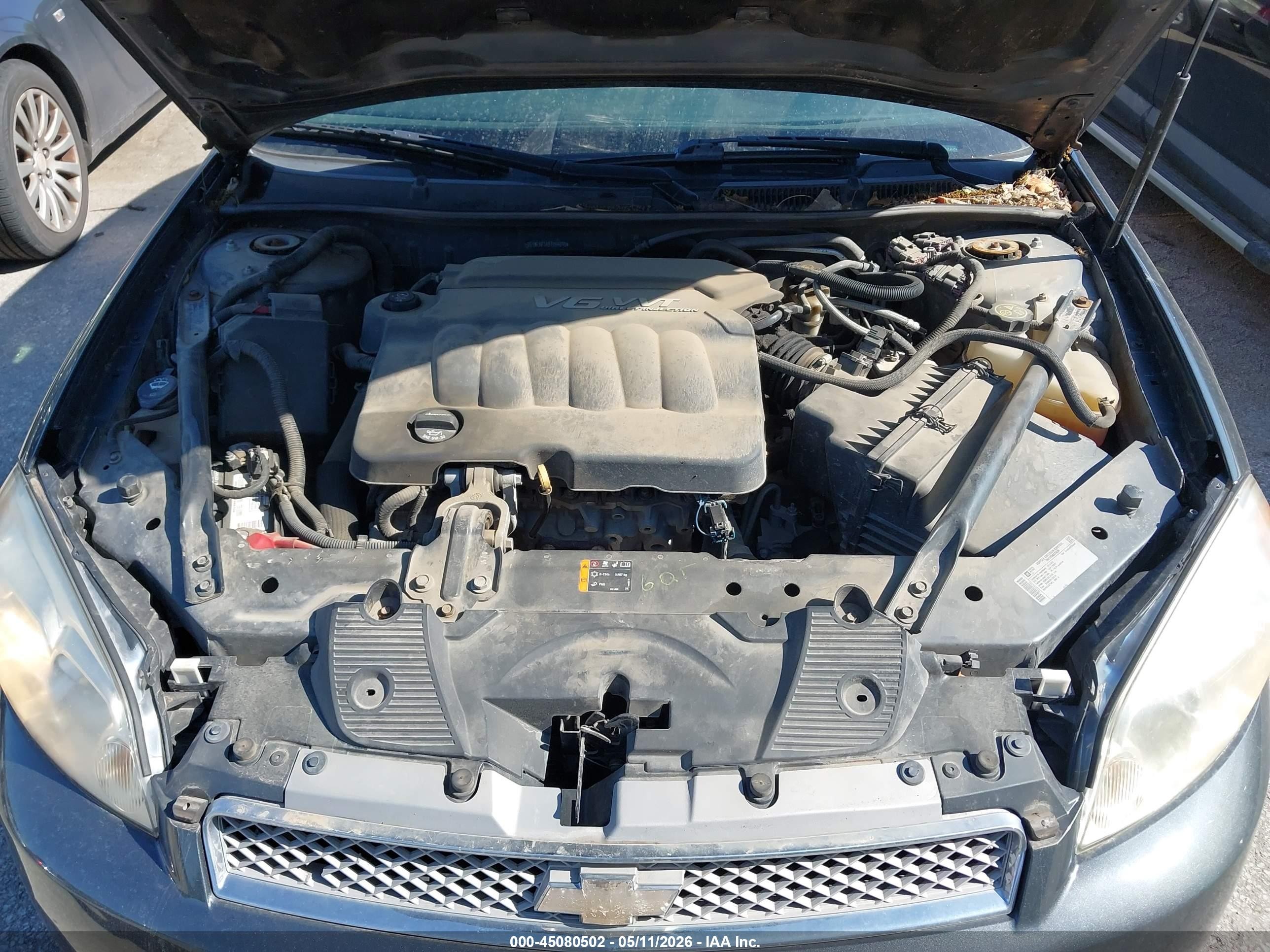 2013 Chevrolet Impala Ls Gray vin: 2G1WF5E34D1264690