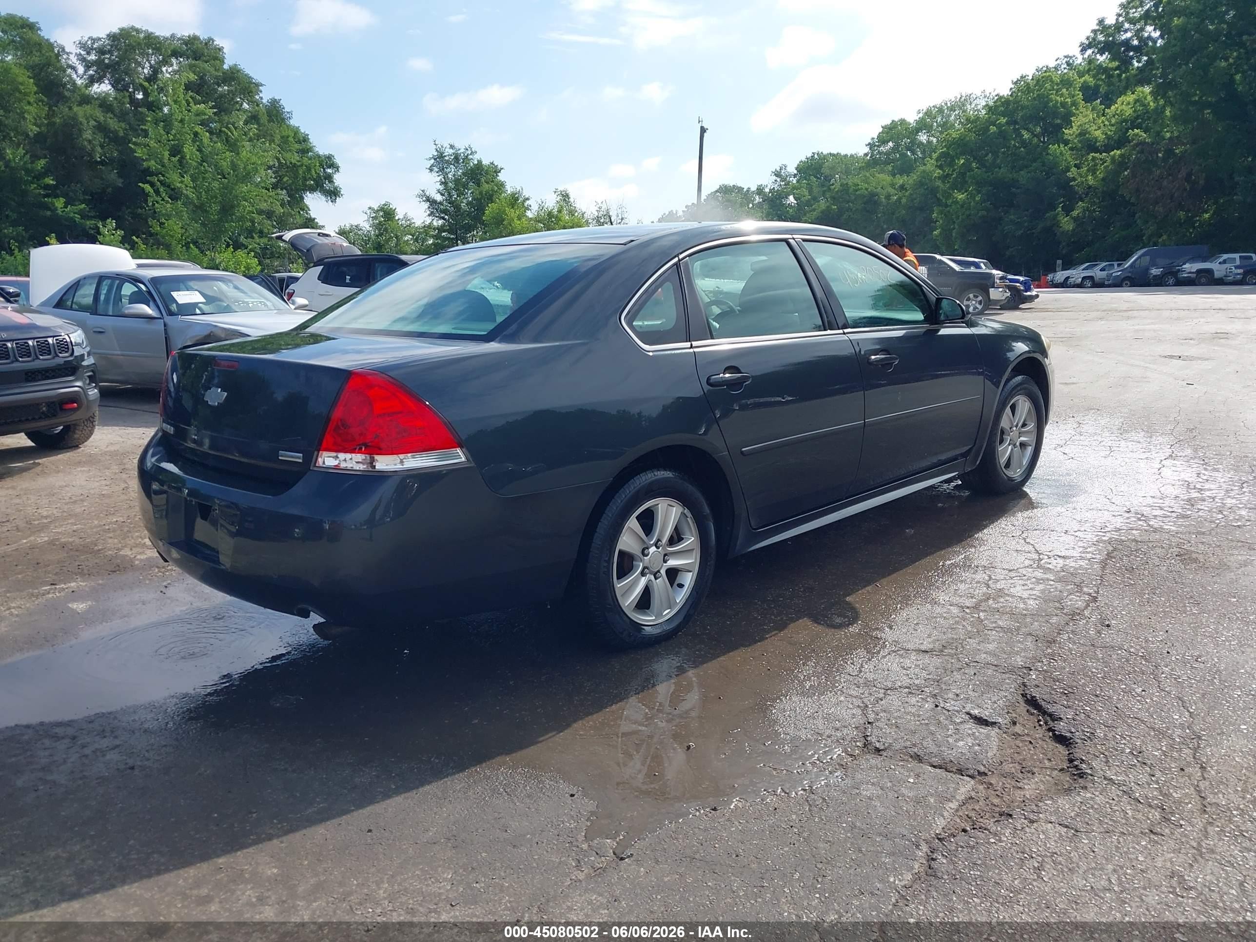 2013 Chevrolet Impala Ls Gray vin: 2G1WF5E34D1264690