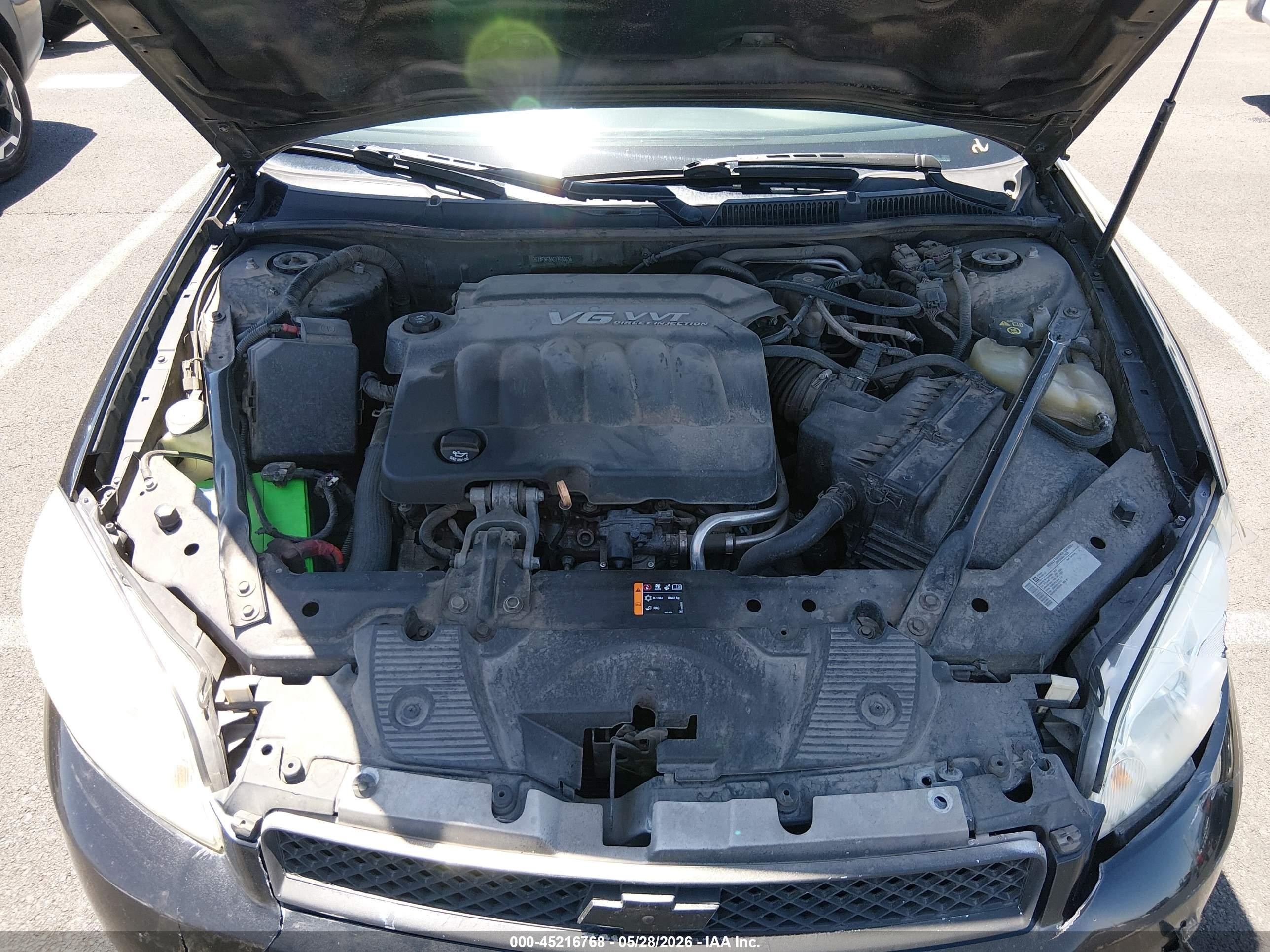 2012 Chevrolet Impala Ls Black vin: 2G1WF5E35C1153063
