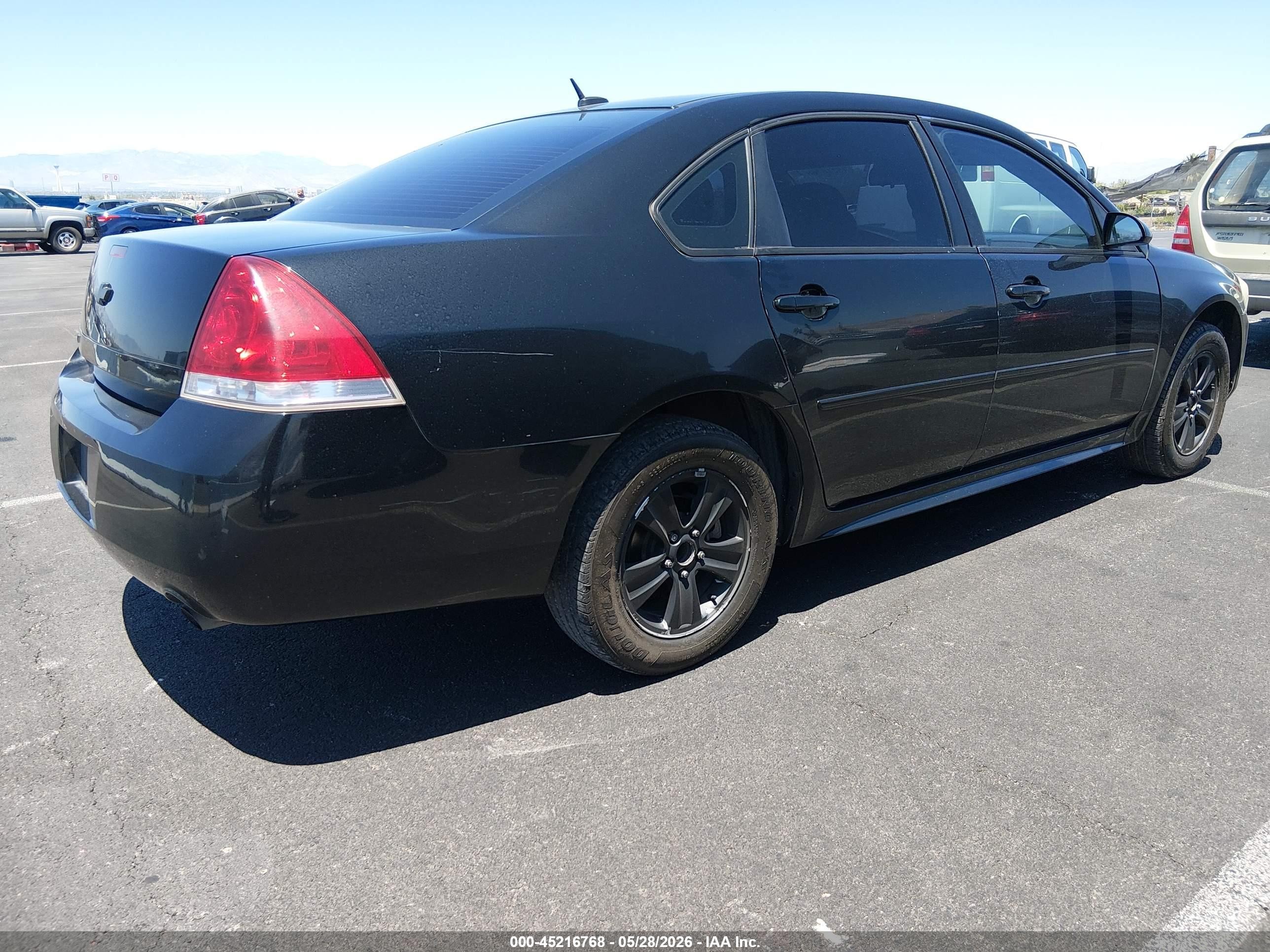 2012 Chevrolet Impala Ls Black vin: 2G1WF5E35C1153063