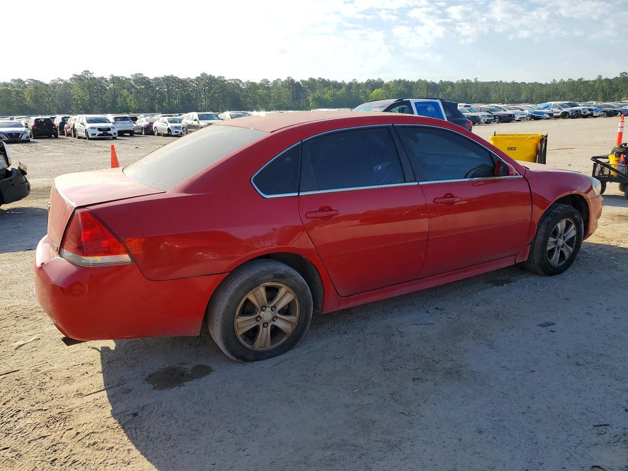 2012 Chevrolet Impala Ls Red vin: 2G1WF5E35C1172504