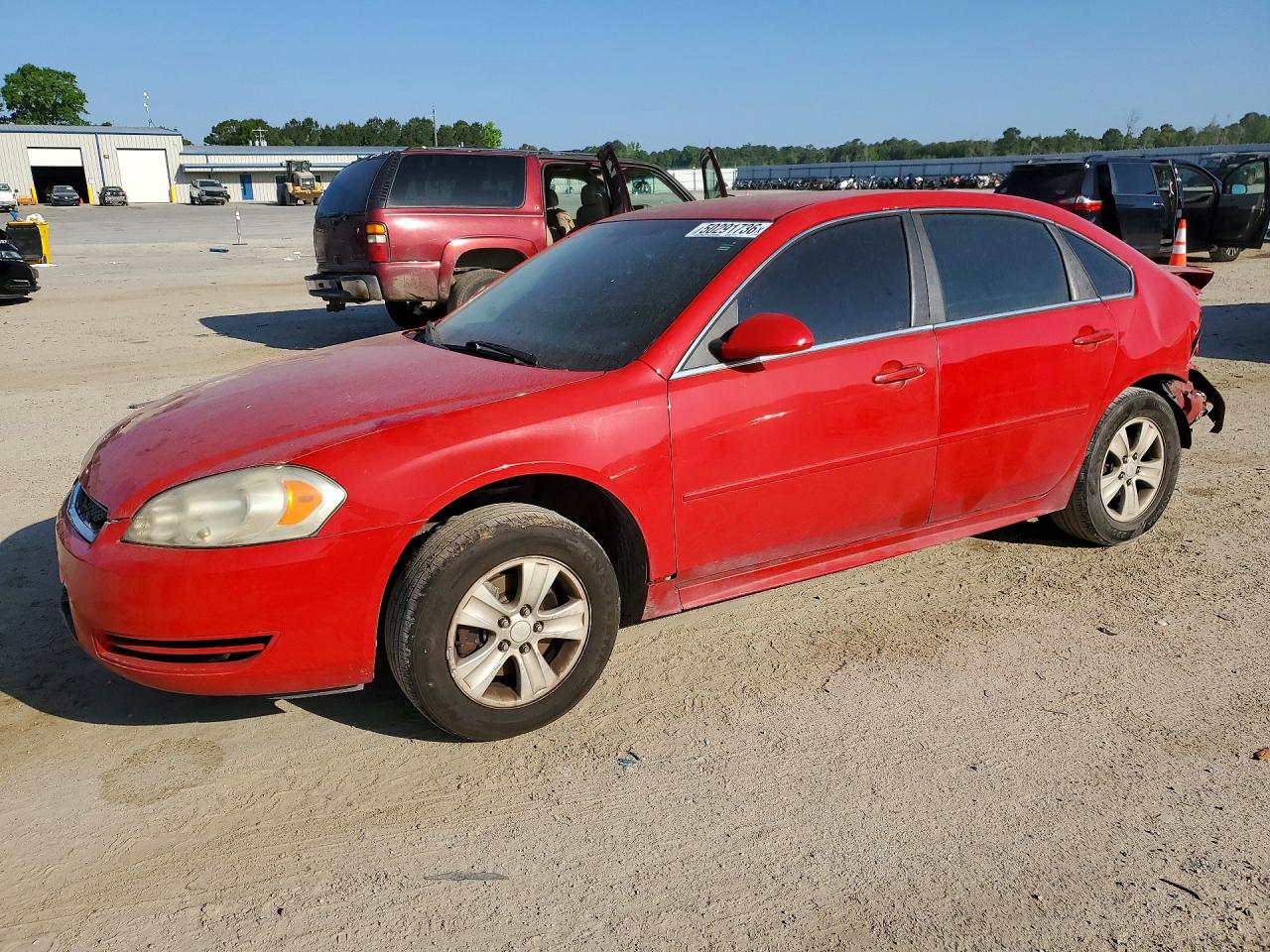 2012 Chevrolet Impala Ls Red vin: 2G1WF5E35C1172504