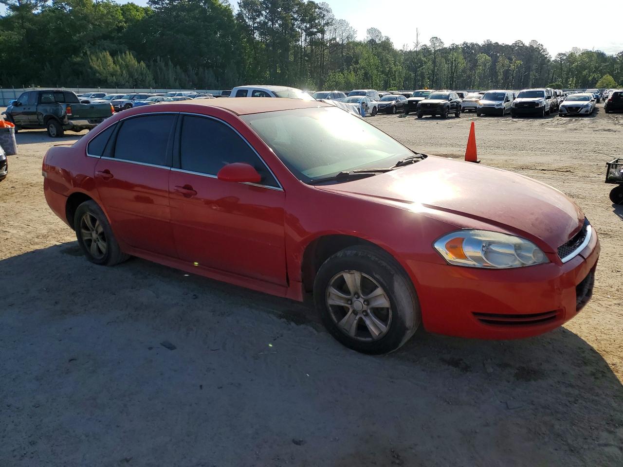 2012 Chevrolet Impala Ls Red vin: 2G1WF5E35C1172504