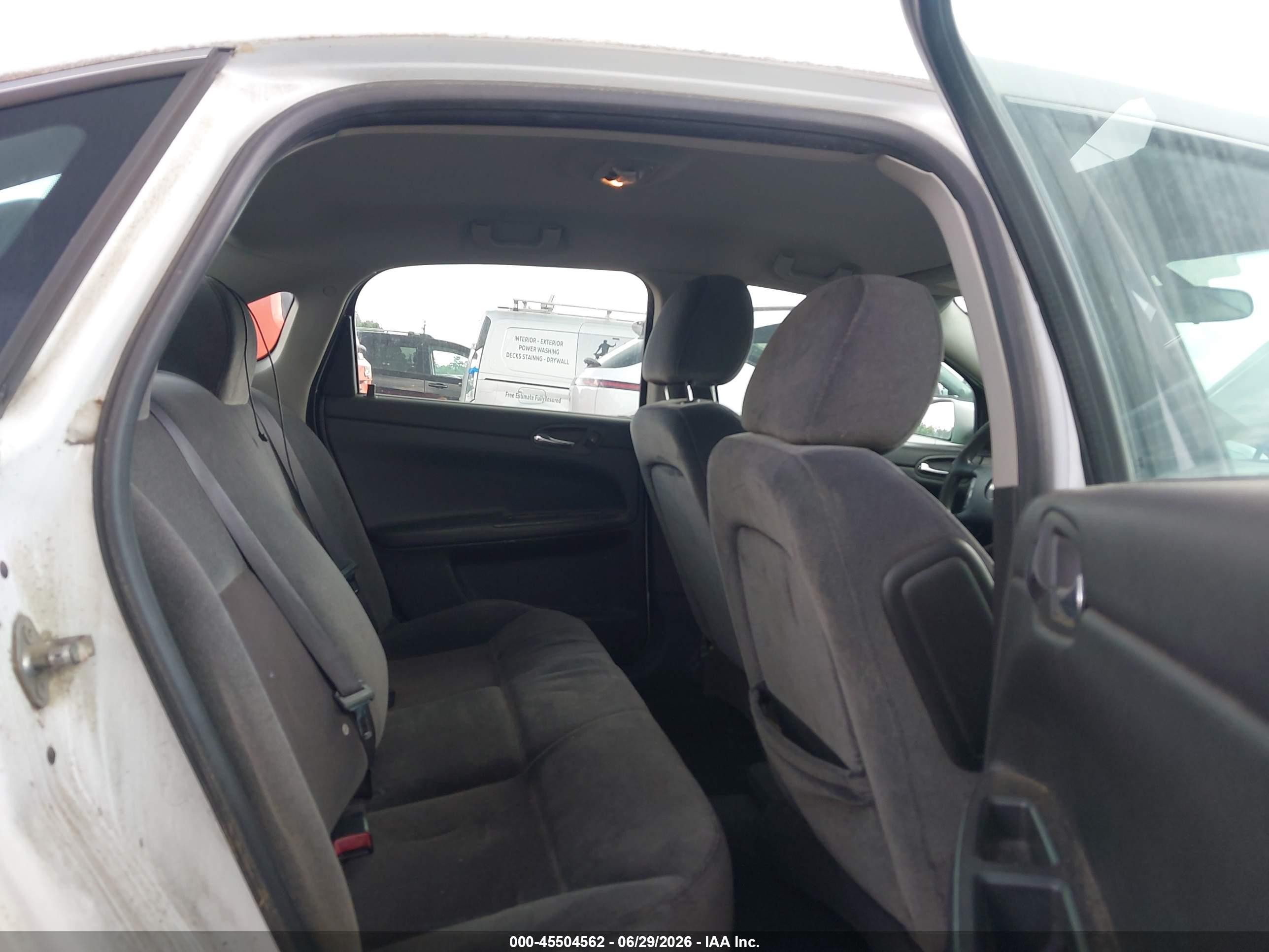 2012 Chevrolet Impala Ls White vin: 2G1WF5E35C1175886