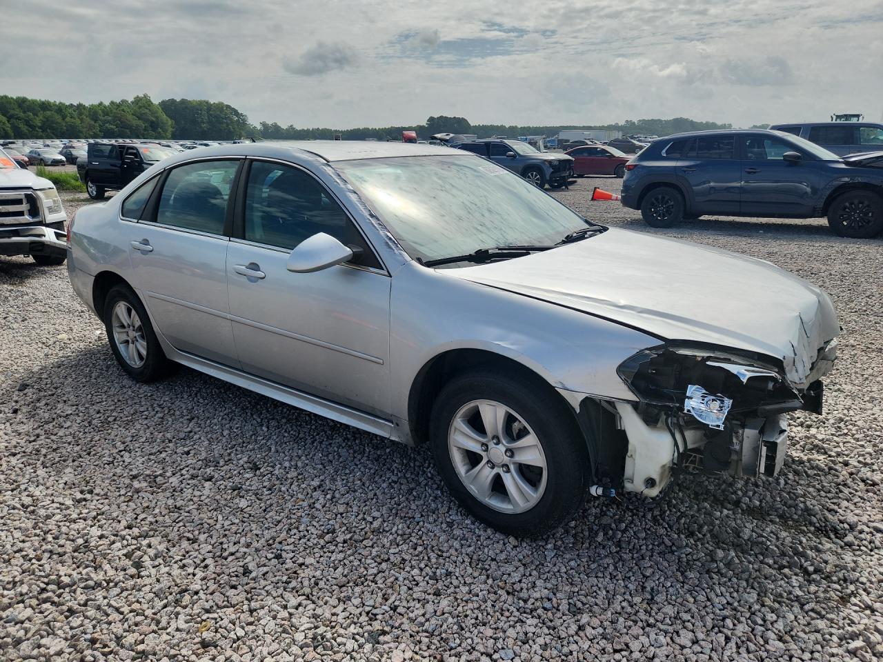 2012 Chevrolet Impala Ls Silver vin: 2G1WF5E35C1184359