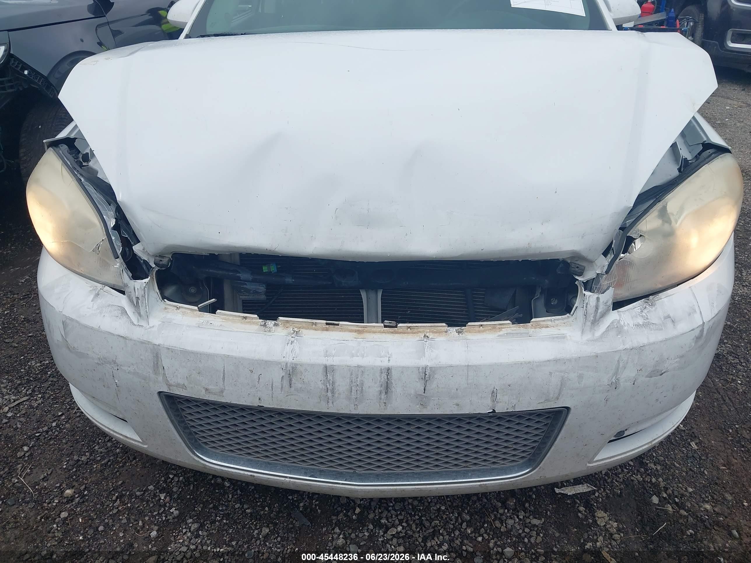 2012 Chevrolet Impala Ls White vin: 2G1WF5E35C1268259
