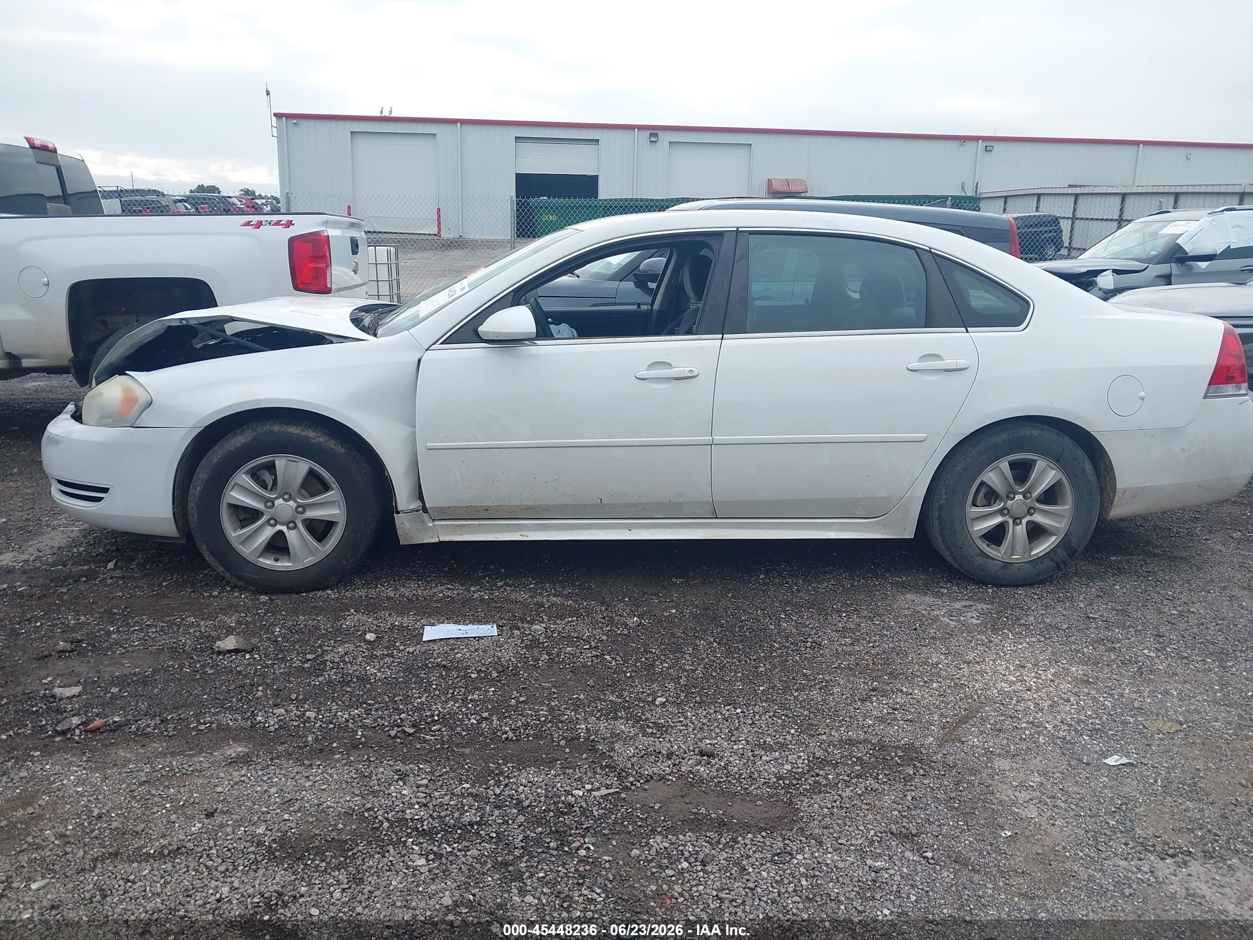 2012 Chevrolet Impala Ls White vin: 2G1WF5E35C1268259