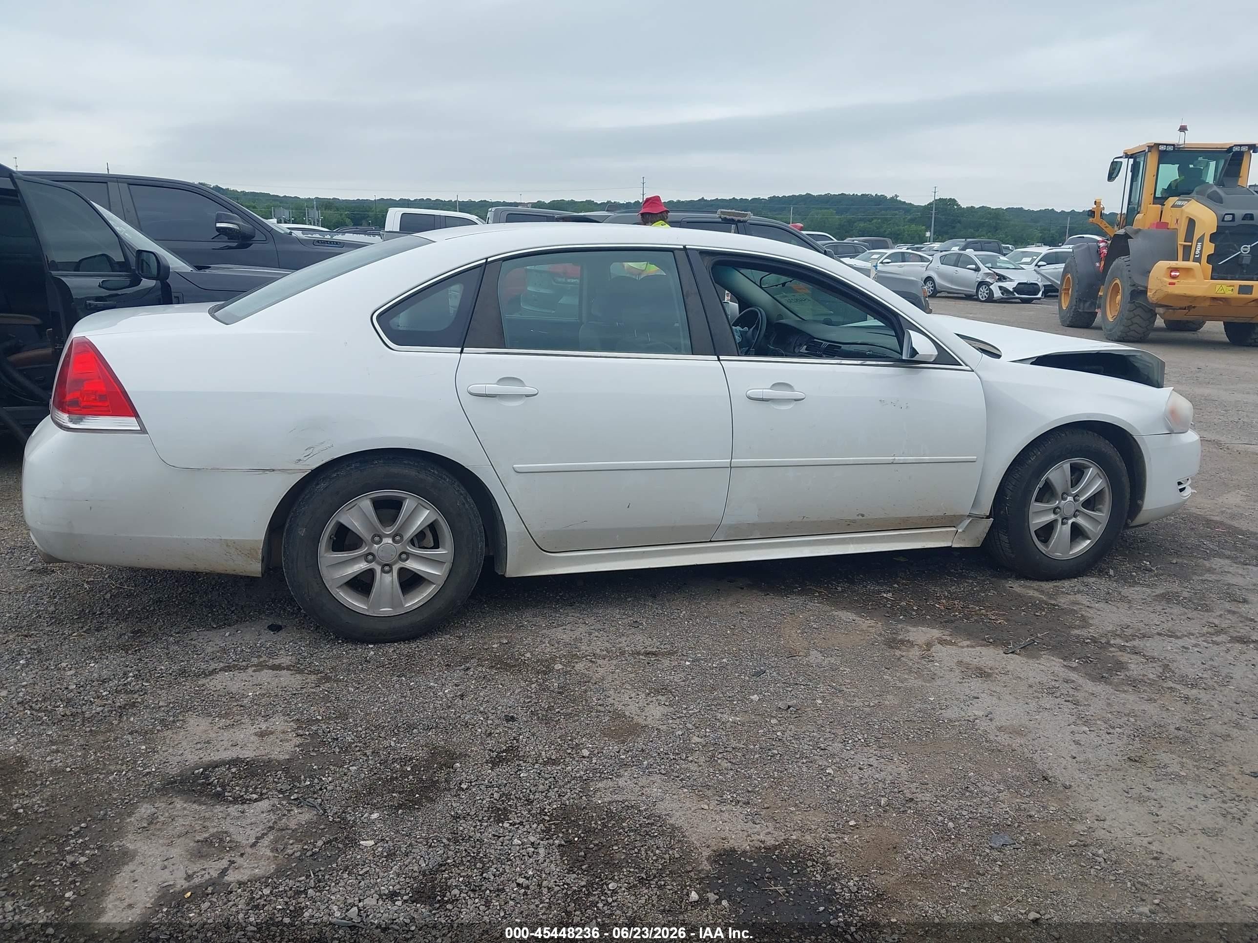 2012 Chevrolet Impala Ls White vin: 2G1WF5E35C1268259