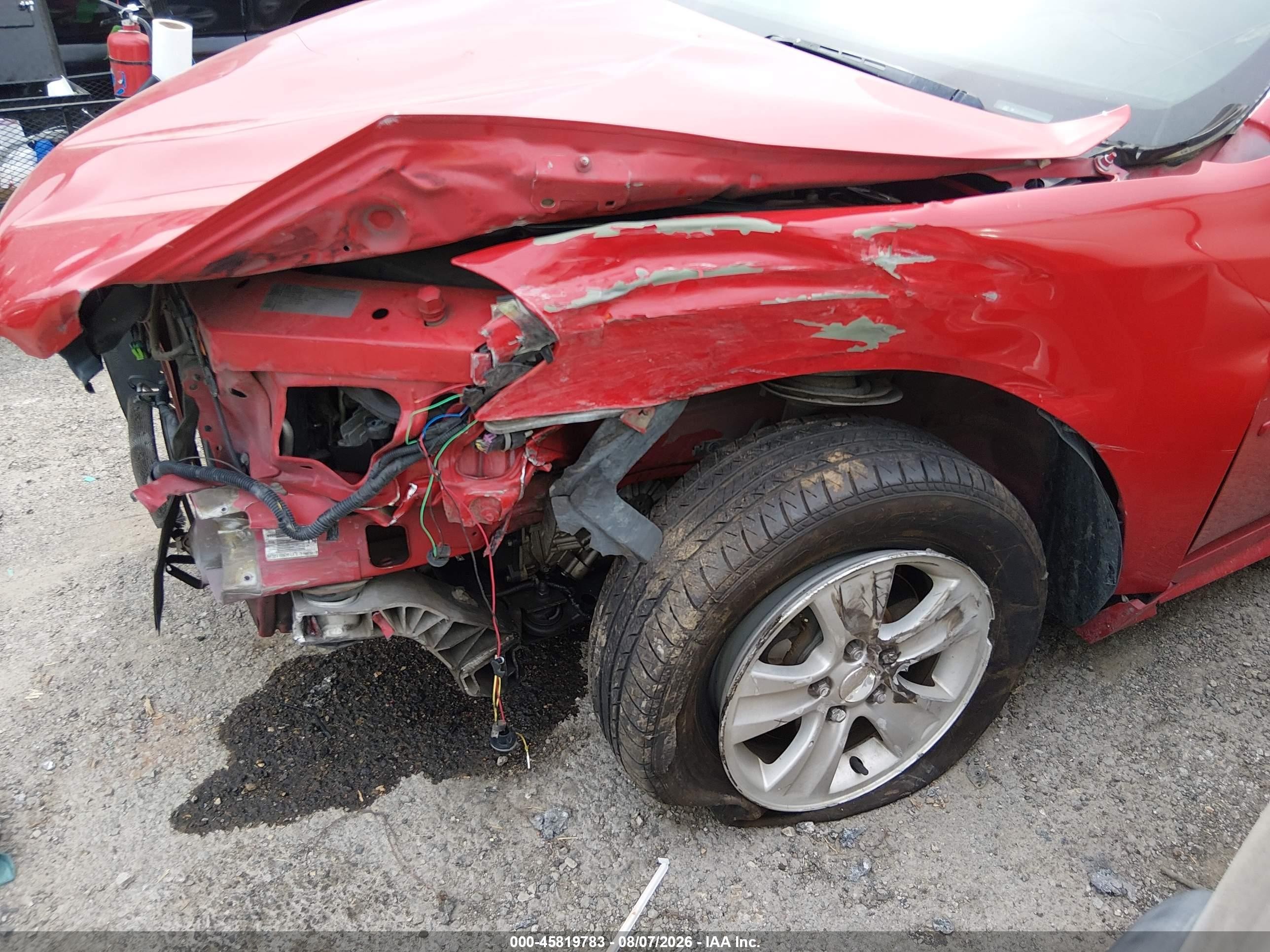 2012 Chevrolet Impala Ls Red vin: 2G1WF5E35C1272005