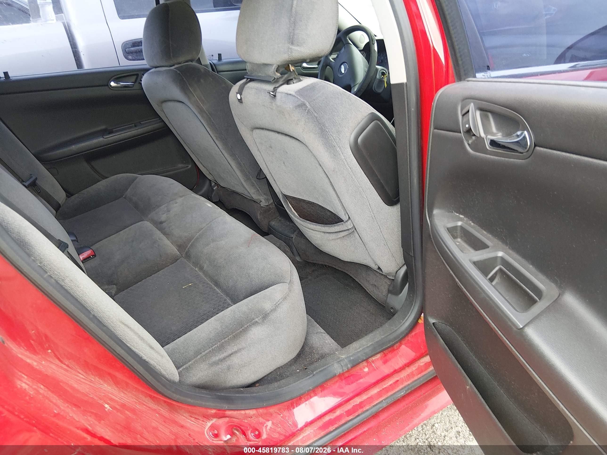 2012 Chevrolet Impala Ls Red vin: 2G1WF5E35C1272005