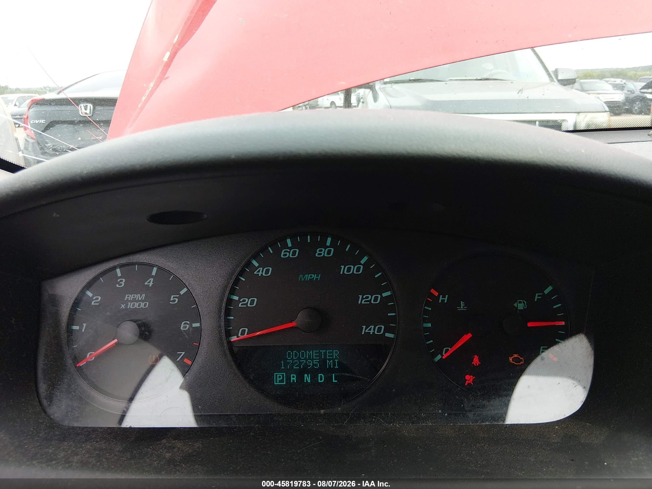 2012 Chevrolet Impala Ls Red vin: 2G1WF5E35C1272005