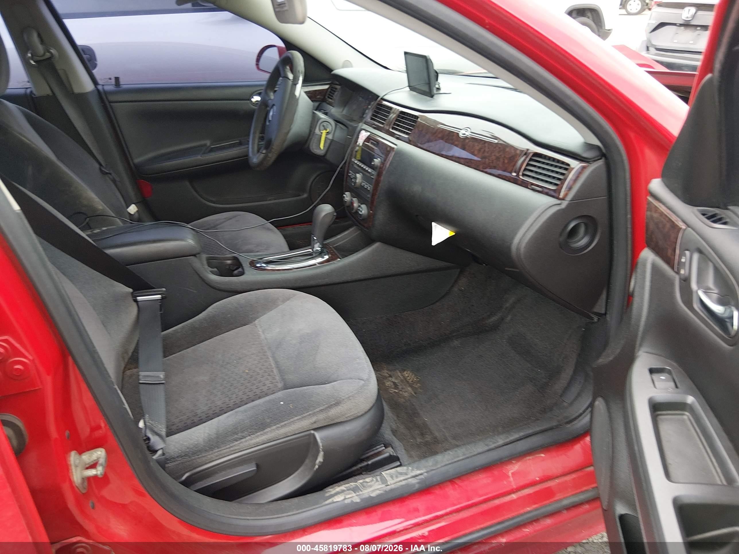 2012 Chevrolet Impala Ls Red vin: 2G1WF5E35C1272005