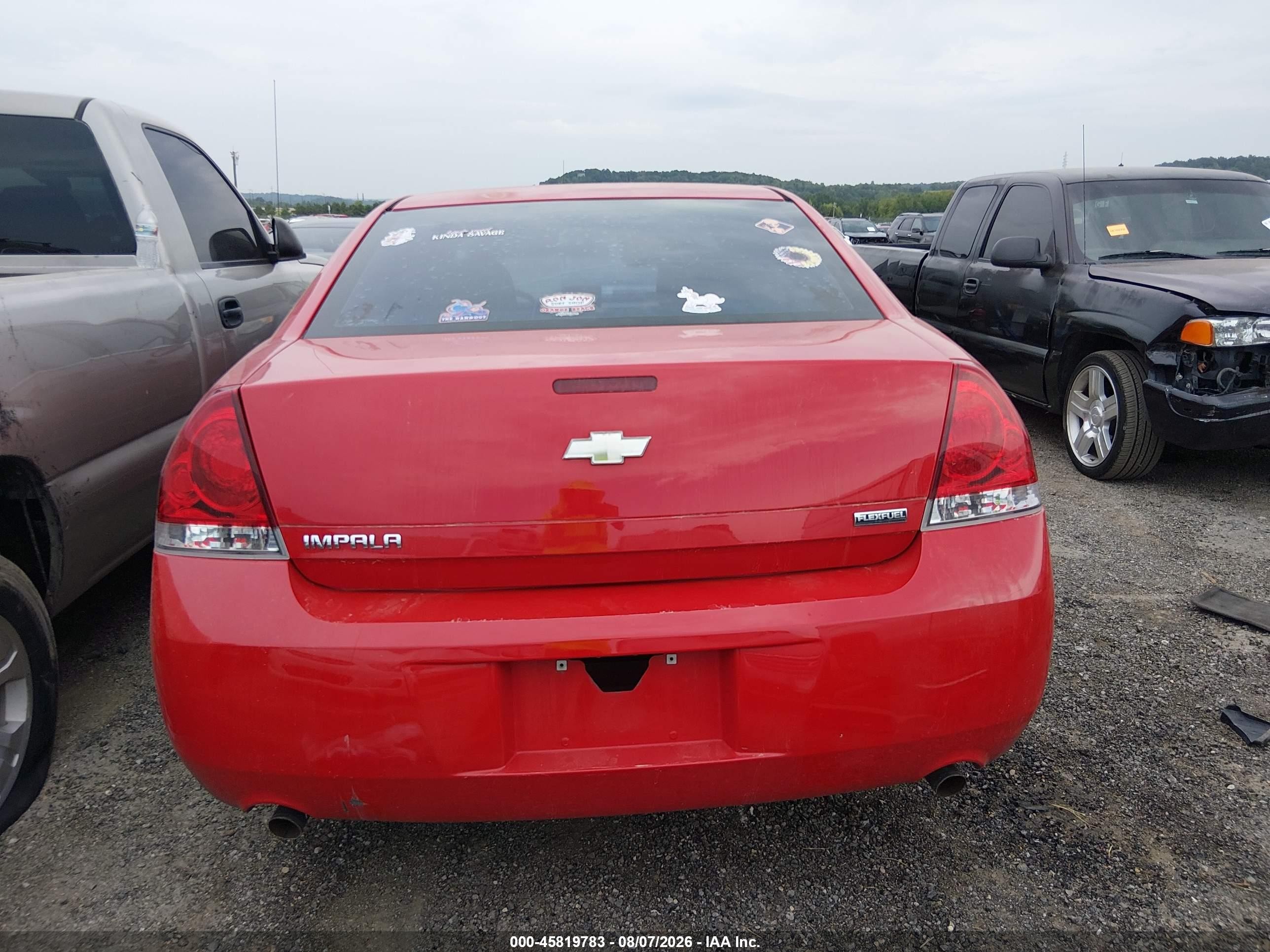 2012 Chevrolet Impala Ls Red vin: 2G1WF5E35C1272005