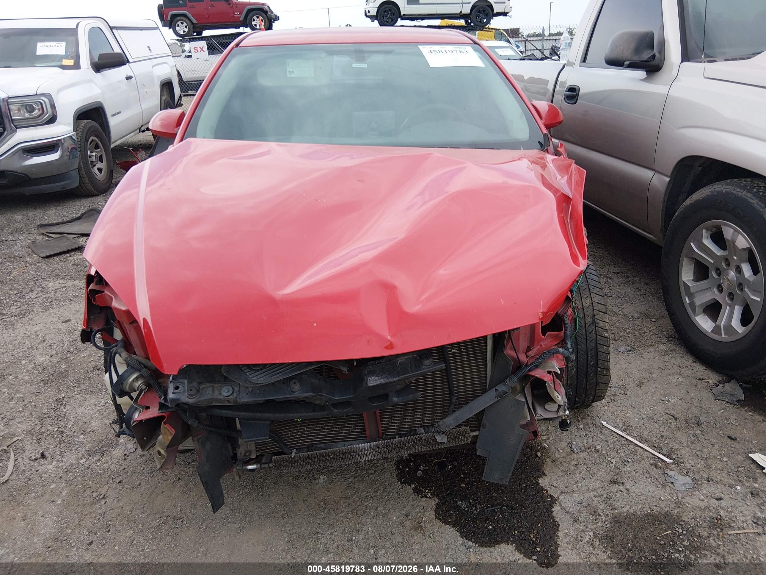 2012 Chevrolet Impala Ls Red vin: 2G1WF5E35C1272005