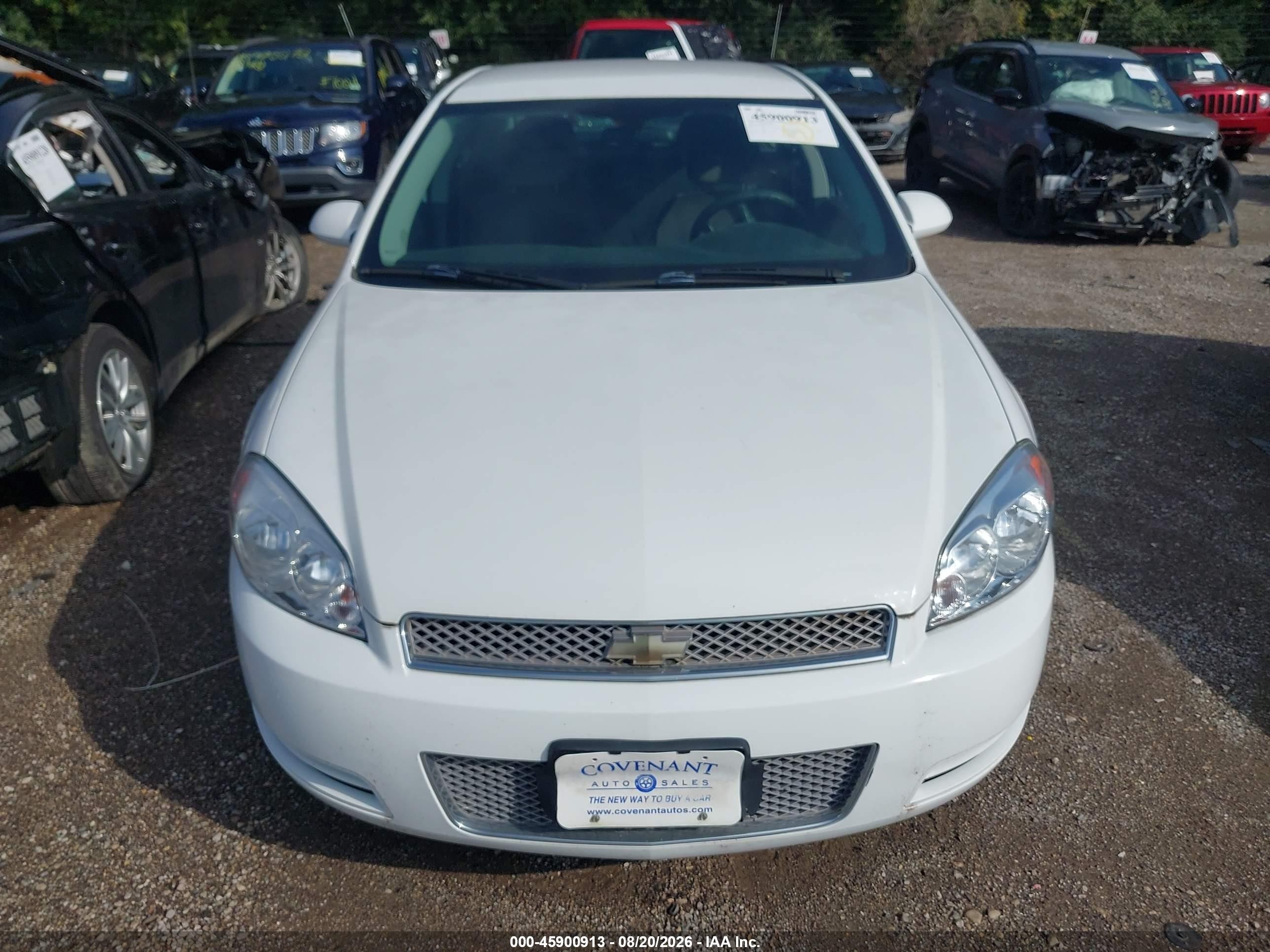 2012 Chevrolet Impala Ls White vin: 2G1WF5E35C1312227