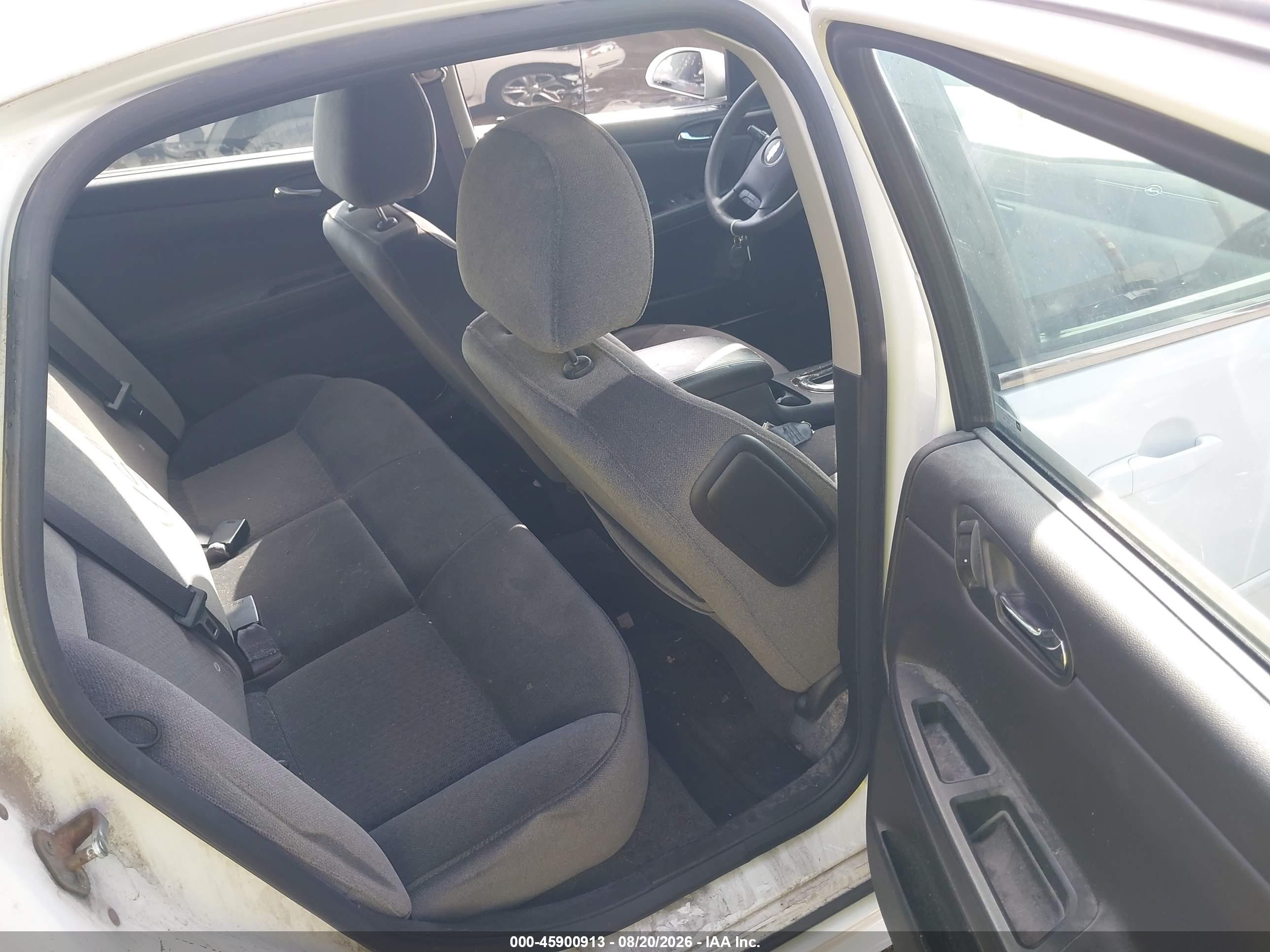 2012 Chevrolet Impala Ls White vin: 2G1WF5E35C1312227